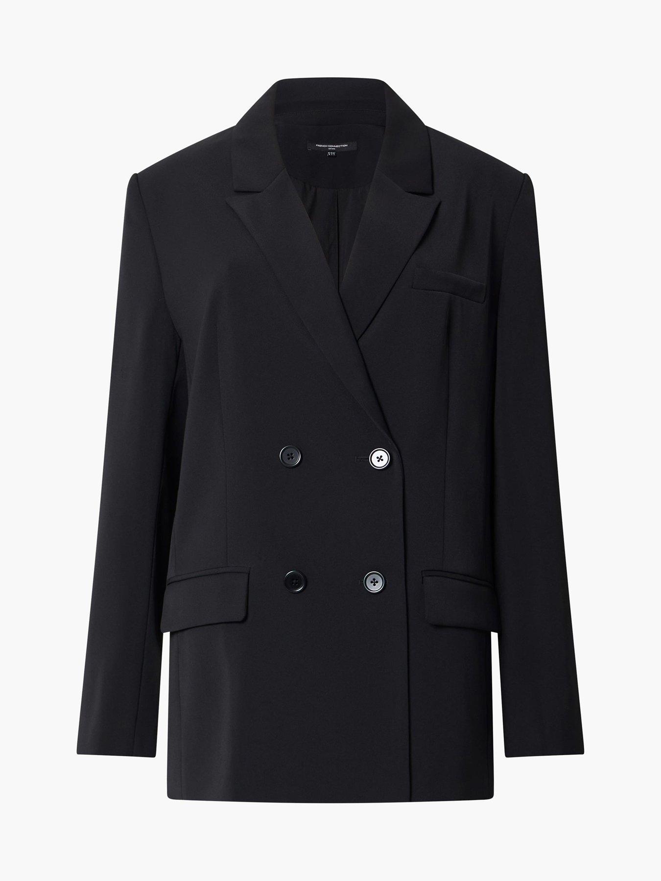 Lapel Collar Double Breasted Blazer