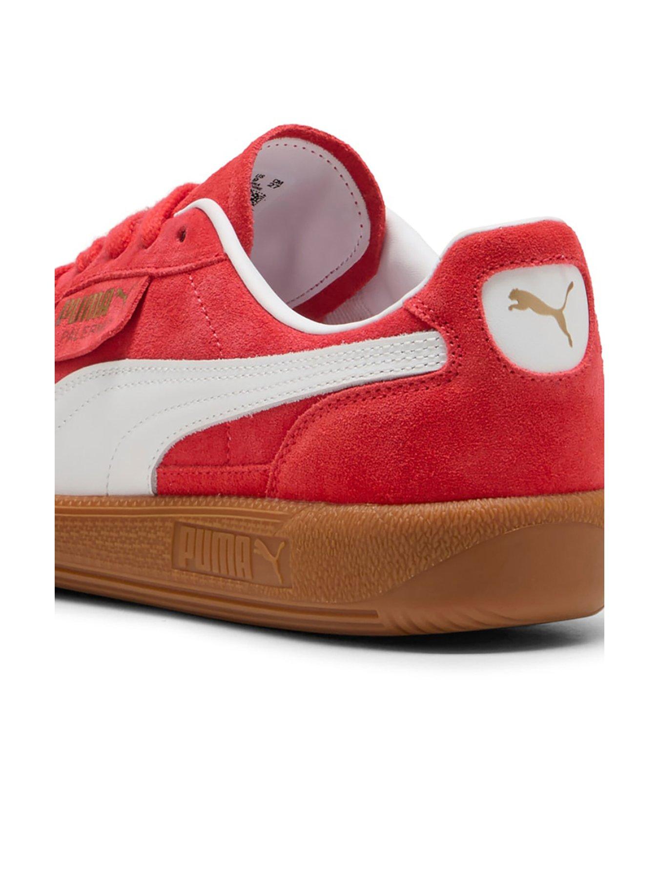  image of puma-womens-palermo-trainers-redgold