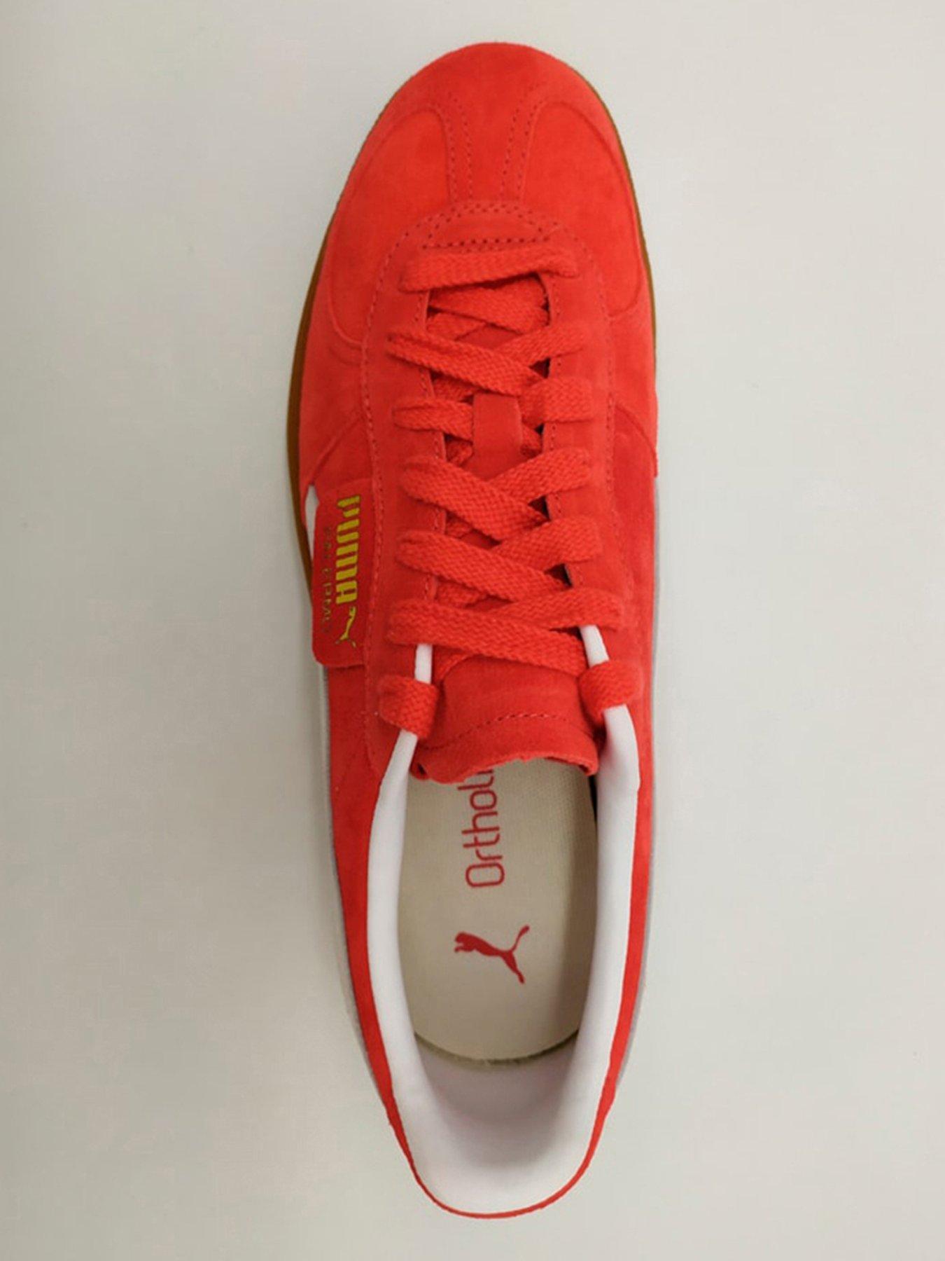  image of puma-womens-palermo-trainers-redgold