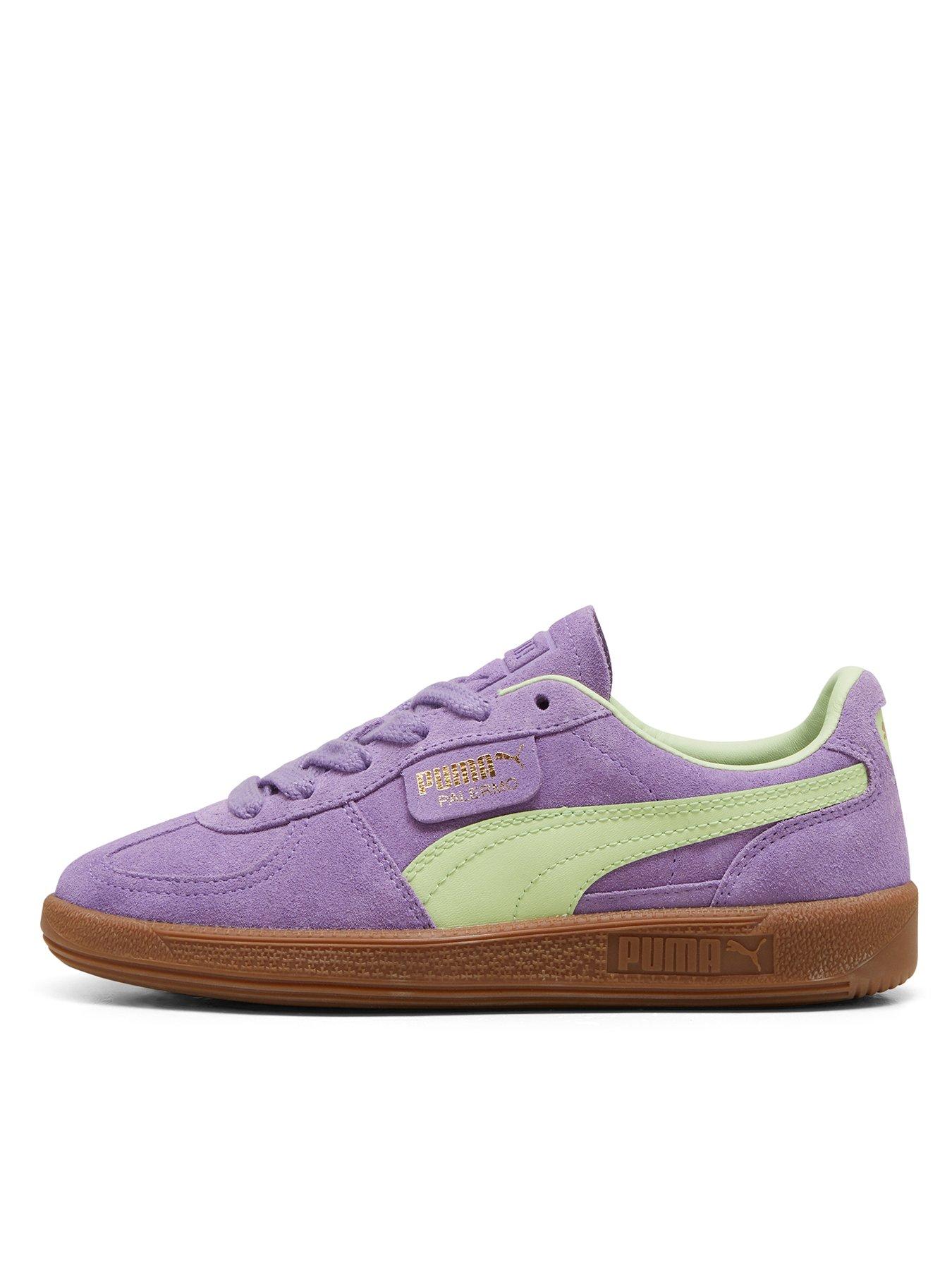 Puma Junior Palermo Trainers Purple Littlewoods