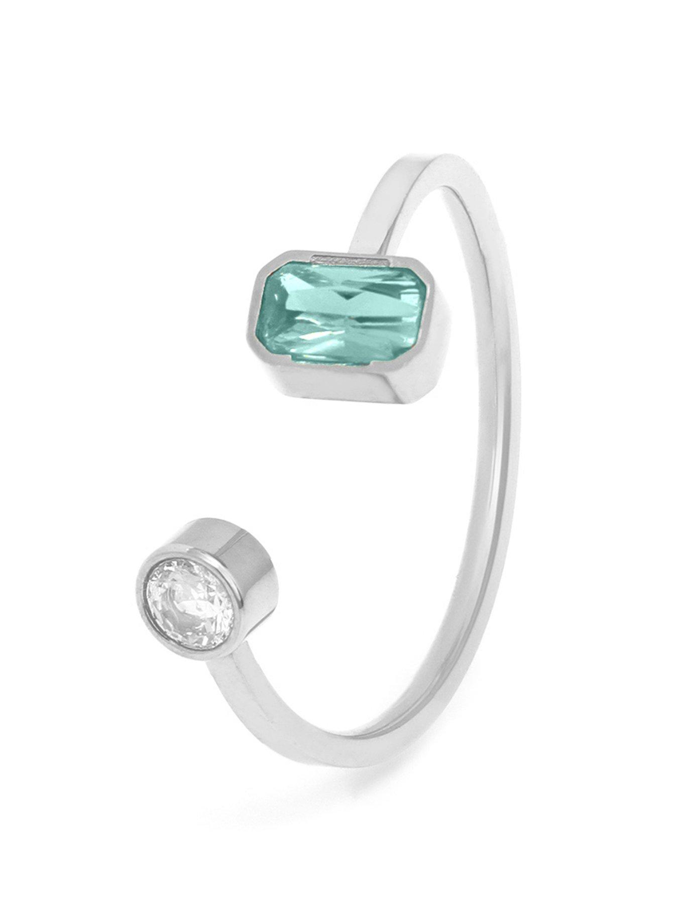 Say It With Birthstone Ring - Silver