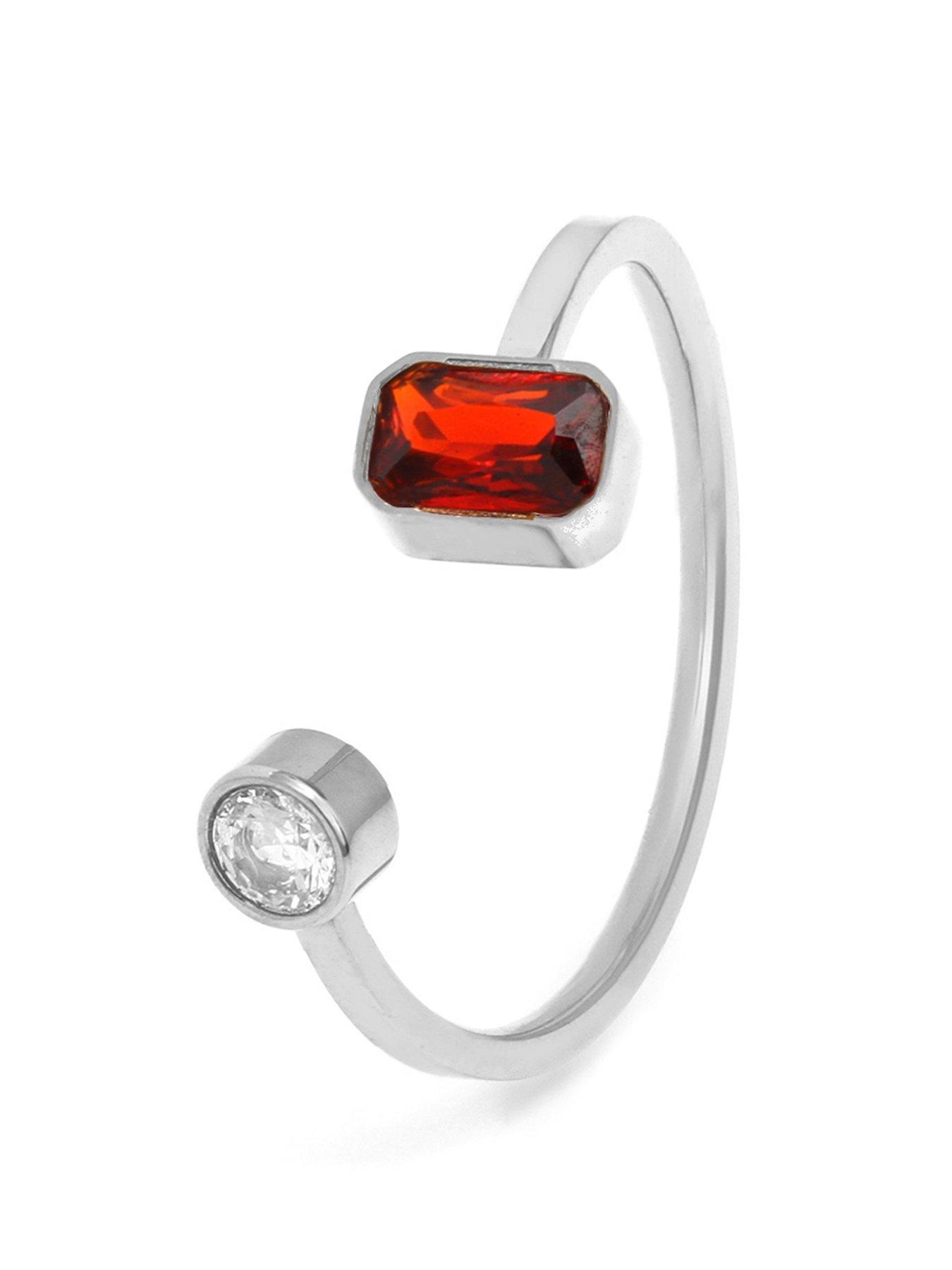 undefined Birthstone Ring - Silver