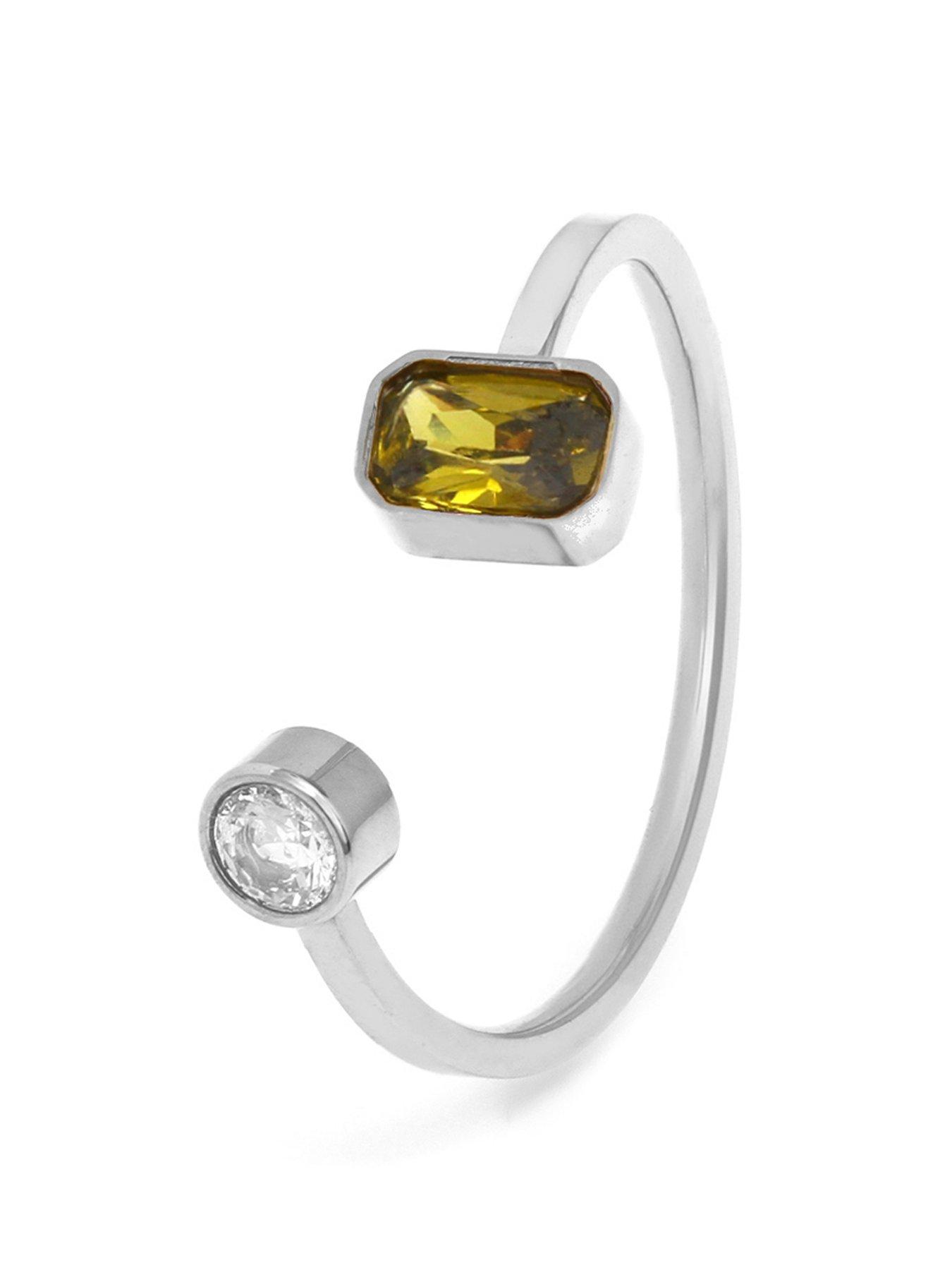 Say It With Birthstone Ring - Silver