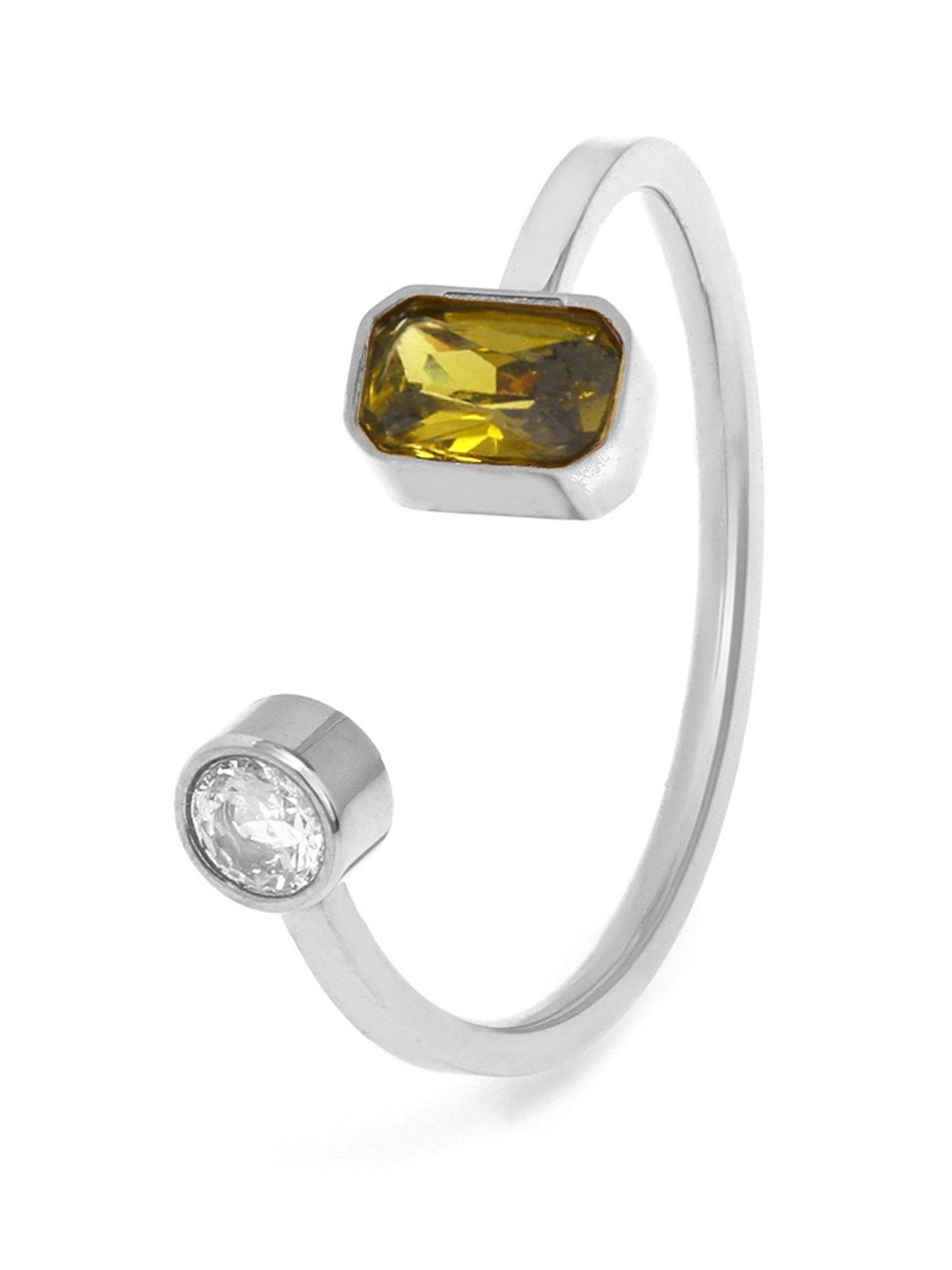 Say It With Birthstone Ring - Silver