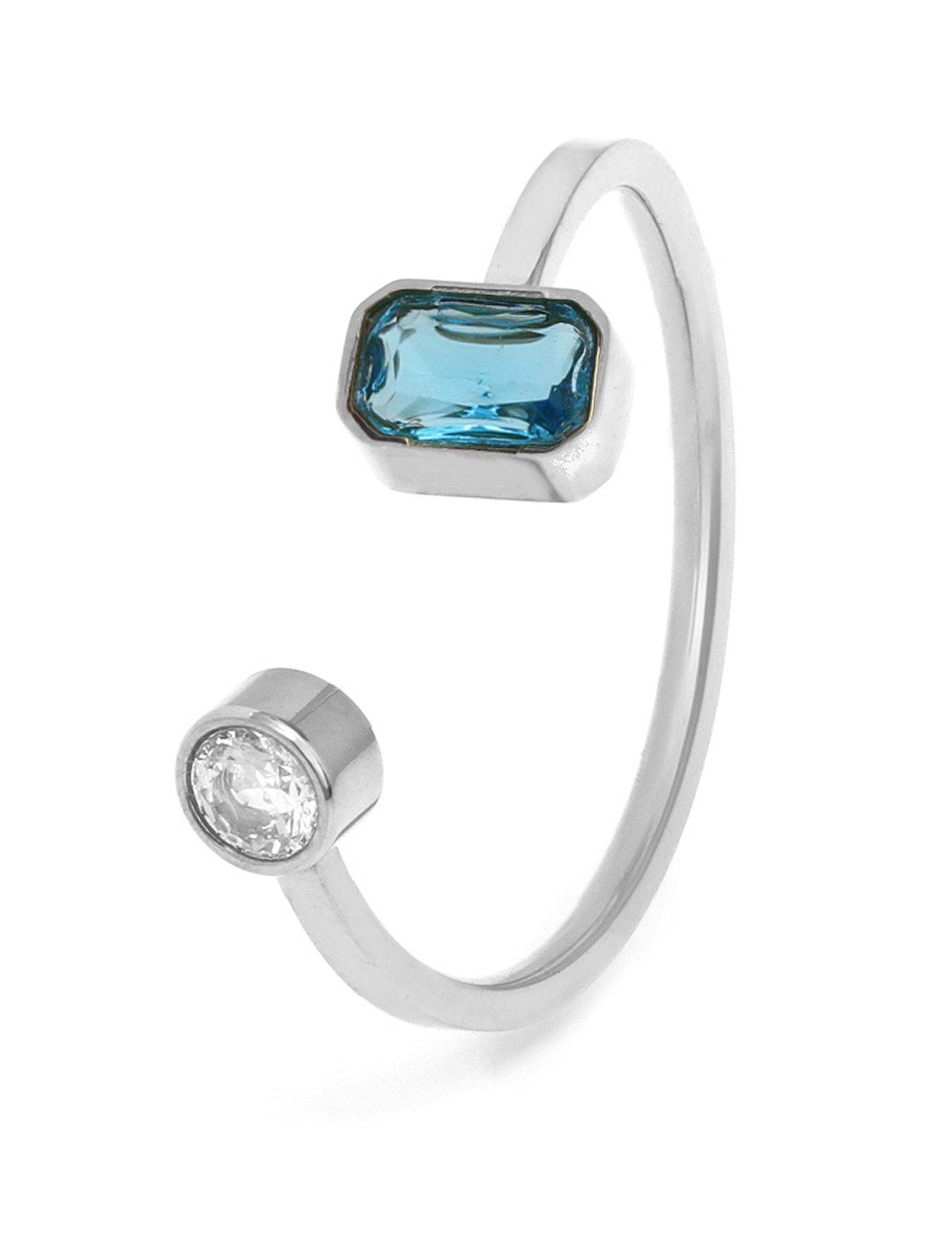 Say It With Birthstone Ring - Silver