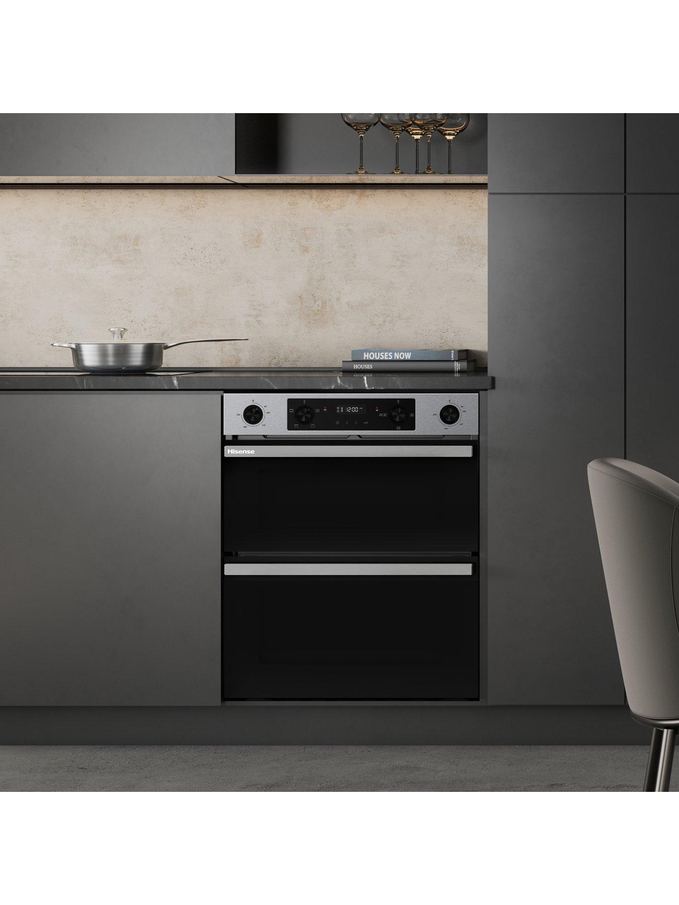  image of hisense-hi6-bud714221ax-5438l-built-under-double-oven-with-enamel-liners-stainless-steel