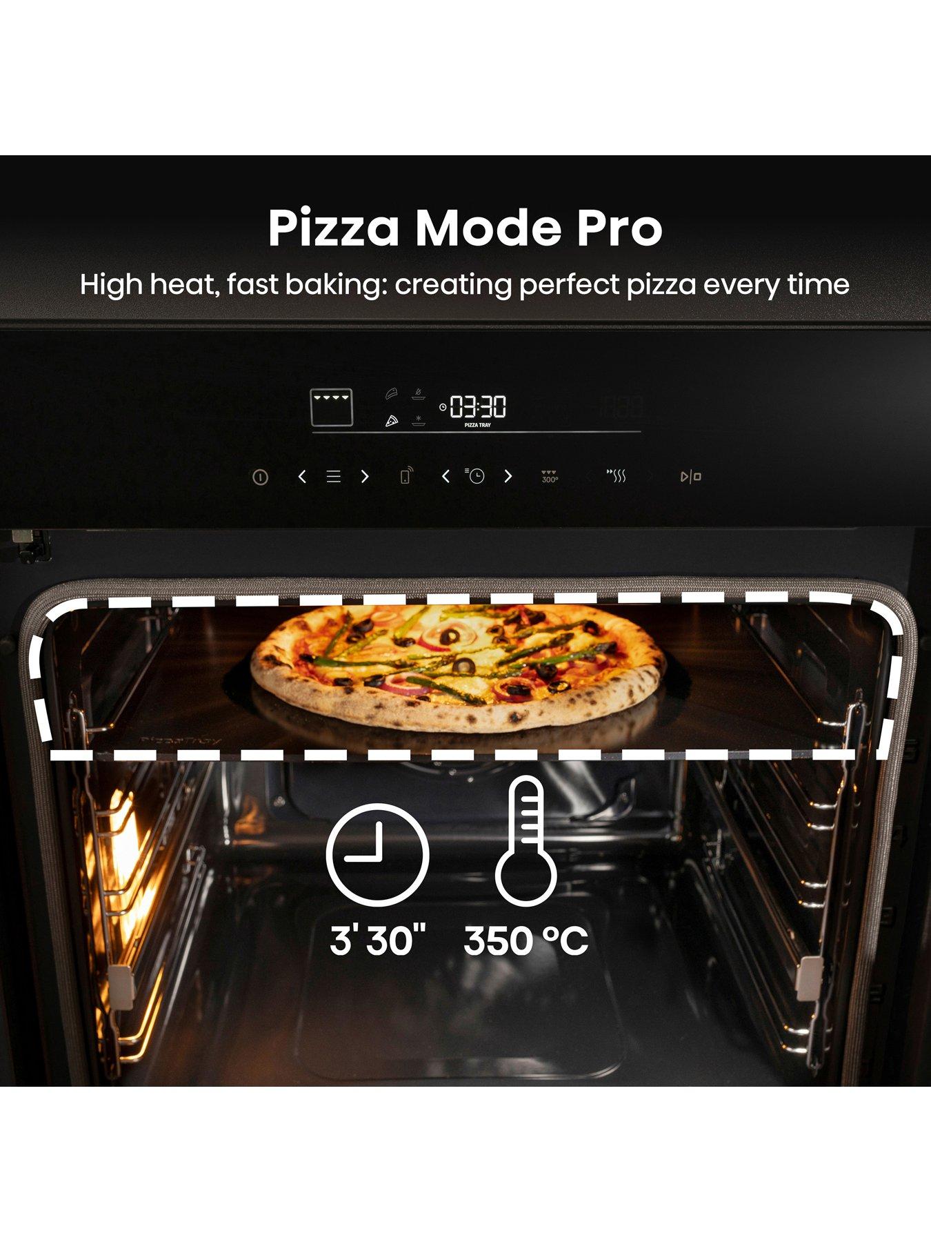 Image 4 of 8 of Hisense Hi6 BlackLine HO66FAPizzaChef 77L Built In Electric Pyrolytic Pizza Oven - Jet Black