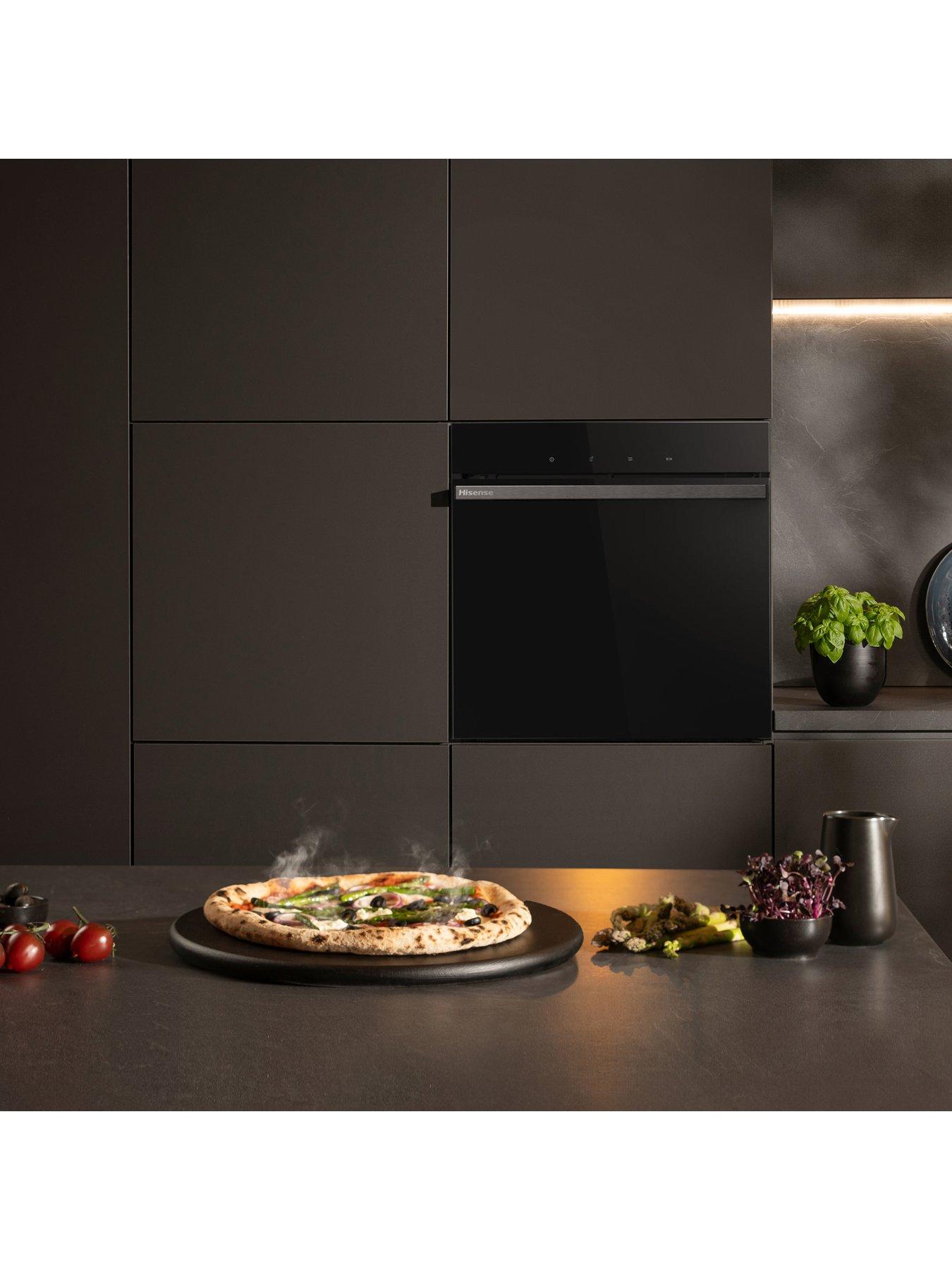 Image 6 of 8 of Hisense Hi6 BlackLine HO66FAPizzaChef 77L Built In Electric Pyrolytic Pizza Oven - Jet Black