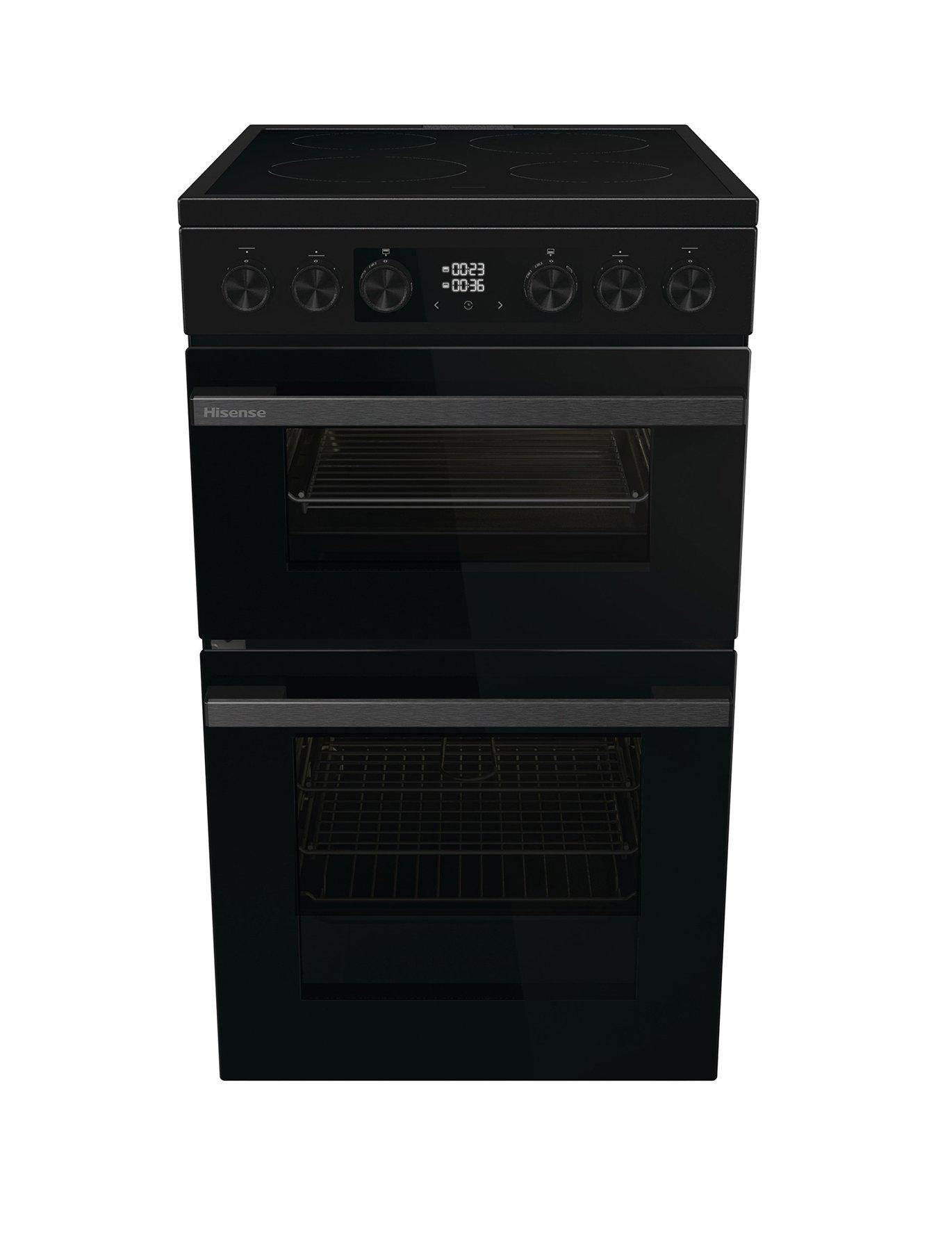 Image 1 of 7 of Hisense Hi6 Max HDCEC5C10B 69/43L Ceramic Freestanding 50cm Electric Cooker - Black