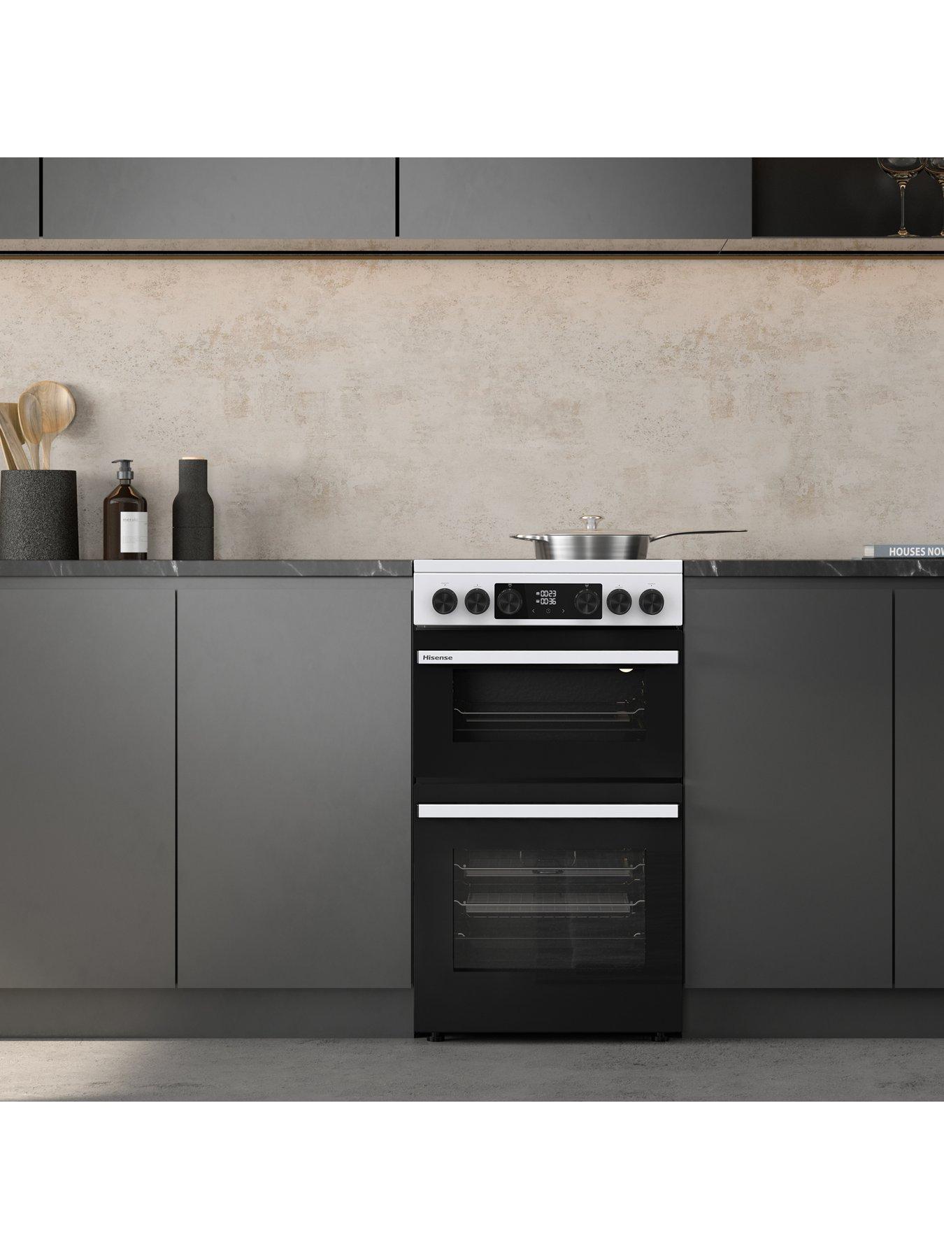 Image 6 of 7 of Hisense Hi6 Max HDCEC5C10W 69/43L Ceramic Freestanding 50cm Electric Cooker - White