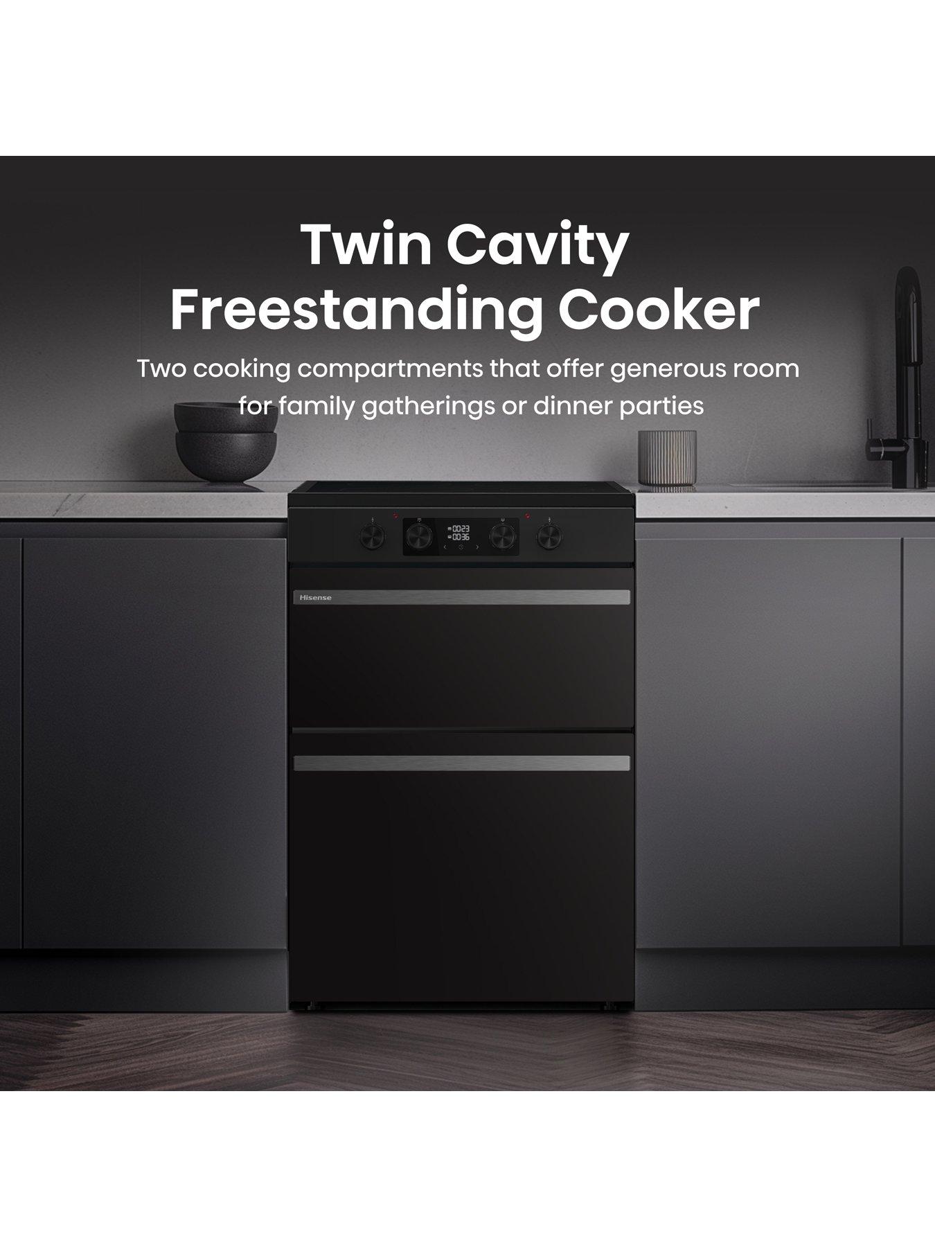  image of hisense-hi6-max-hdceit6c20b-8050l-induction-freestanding-60cm-electric-cooker-jet-black