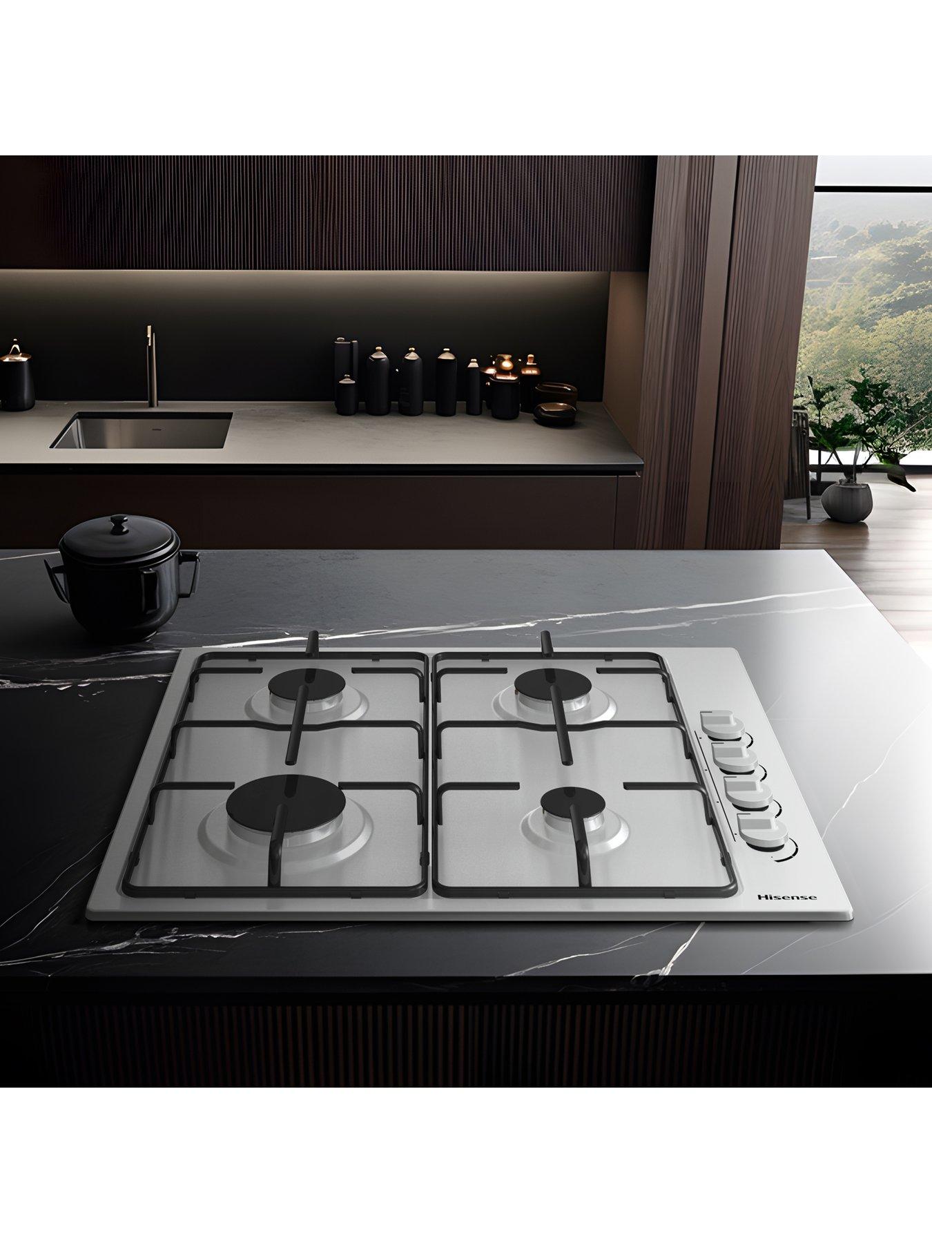 Image 6 of 7 of Hisense GM642XHS 60cm Gas Hob - Stainless Steel