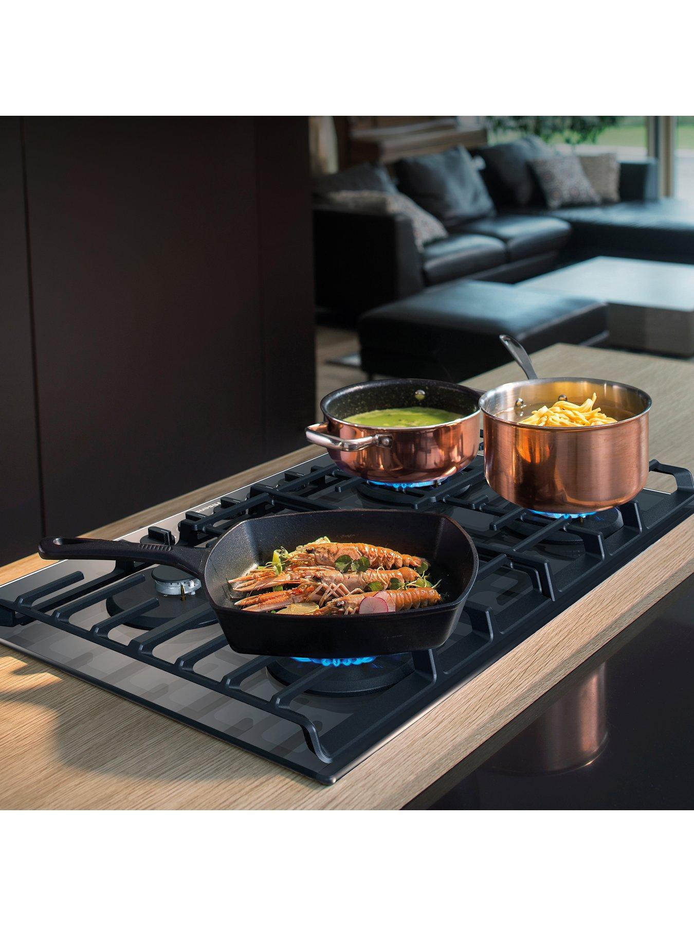 Image 6 of 7 of Hisense GG773B Gas on Glass, 75cm Gas Hob - Black