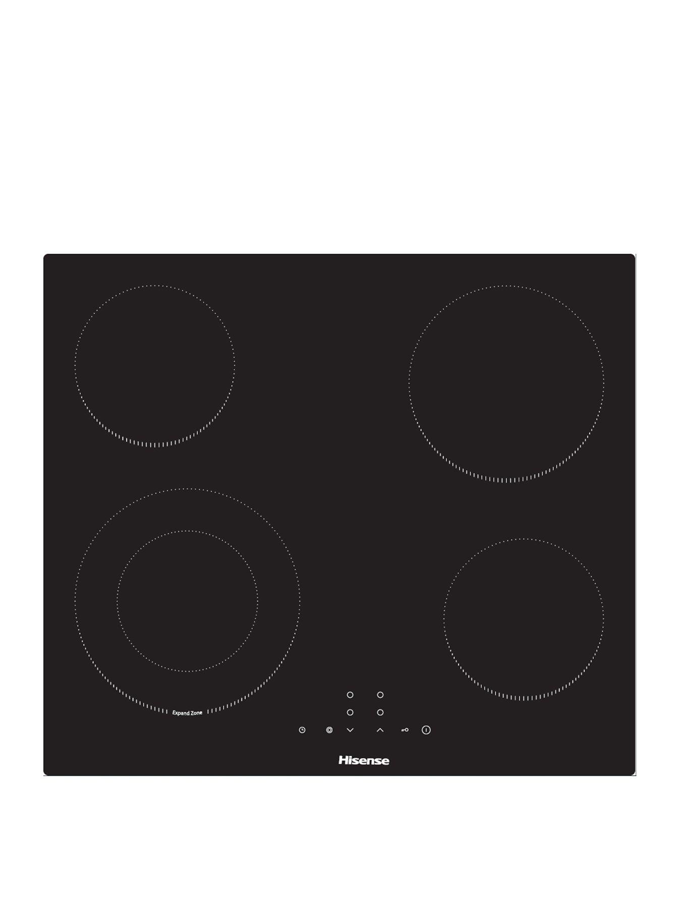 Hisense E6422SC 60cm Ceramic Hob - Black