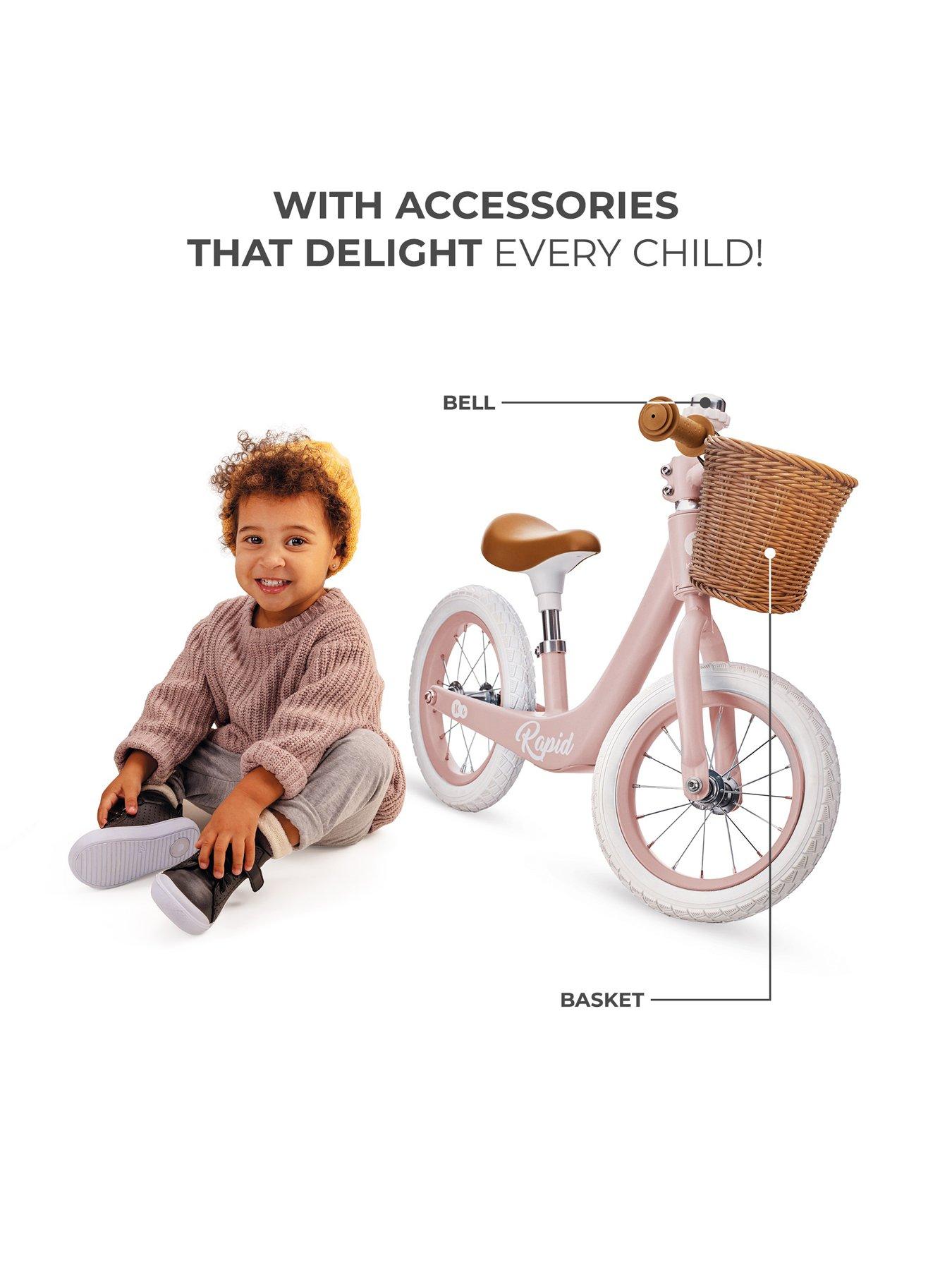 Image 6 of 8 of Kinderkraft Rapid 2 Balance Bike - Pink