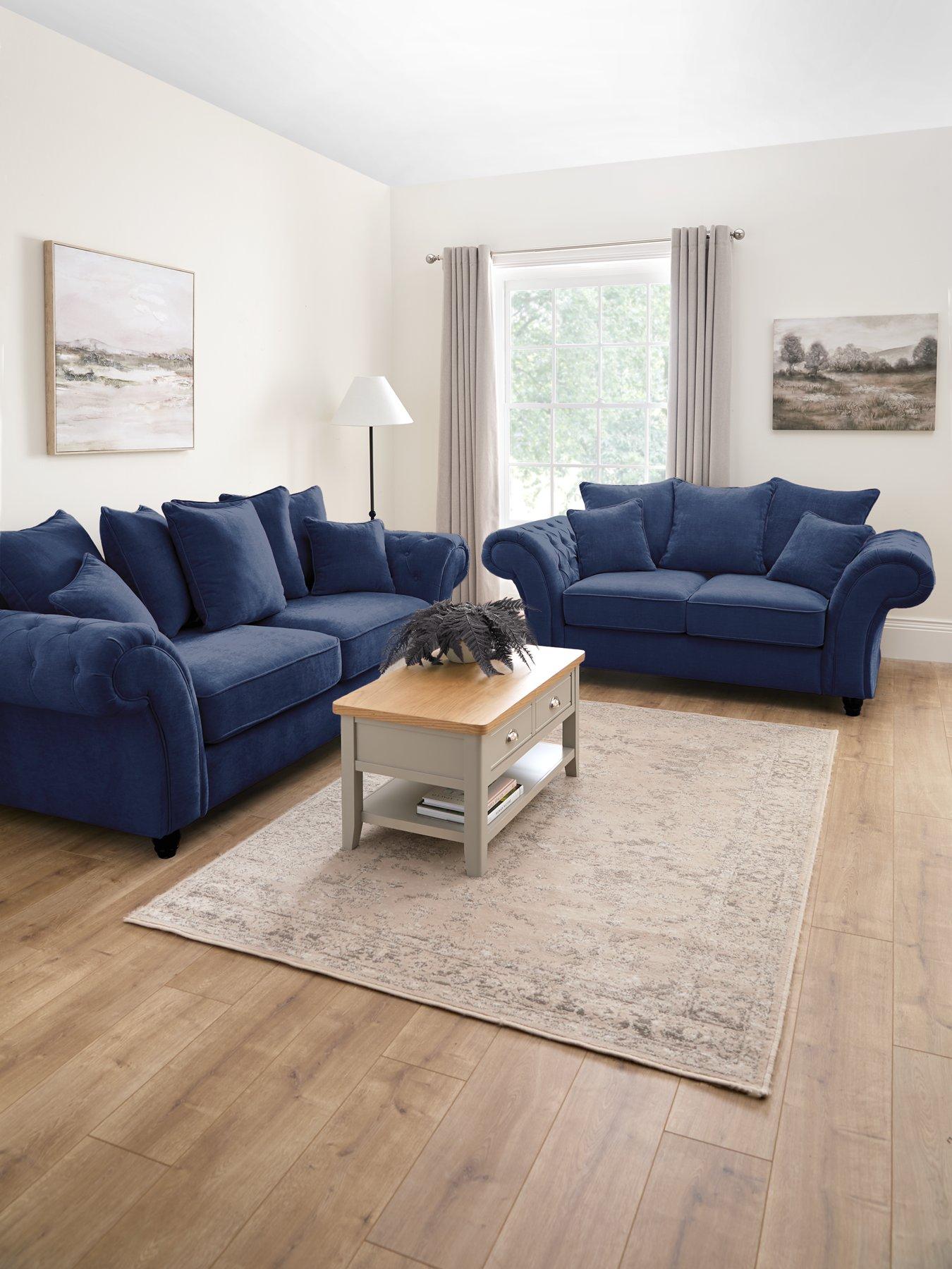 The Very Collection Windsor 3 + 2 Seater Fabric Sofa Set (Buy  &  SAVE!) - FSC® Certified