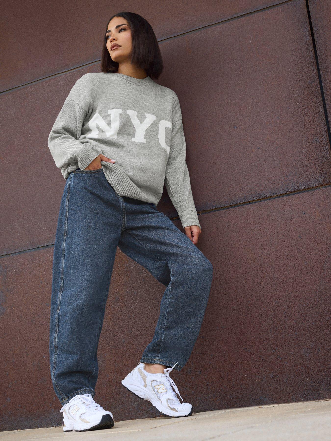 PixieGirl Petite Mid Wash Barrel Jean