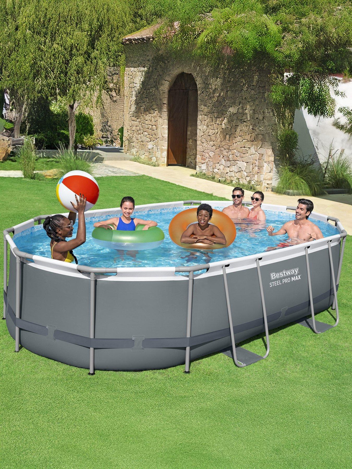 undefined Steel Pro Max Oval Pool Set (16 x 10 Foot)