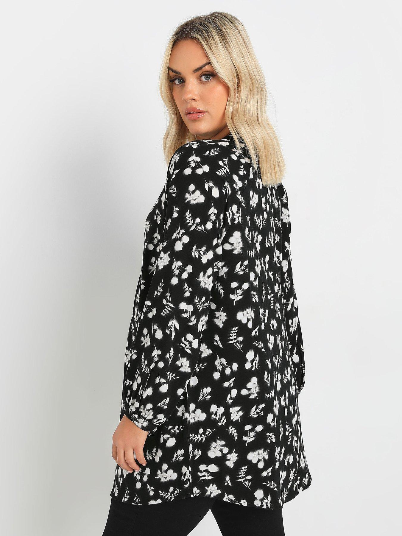  image of yours-curve-textured-tunic-black