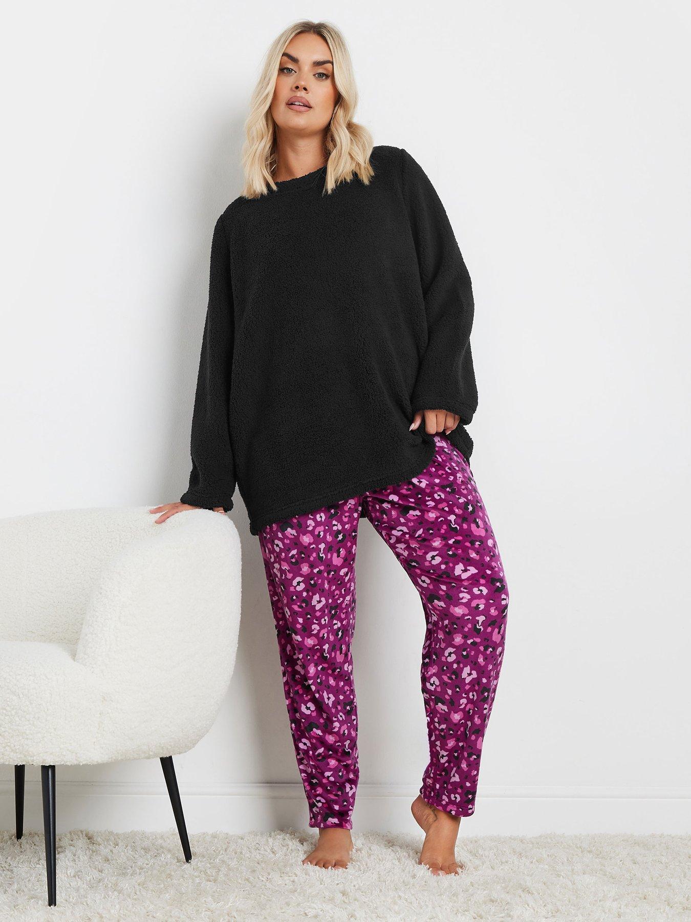 undefined Curve Animal Borg Lounge Set - Black