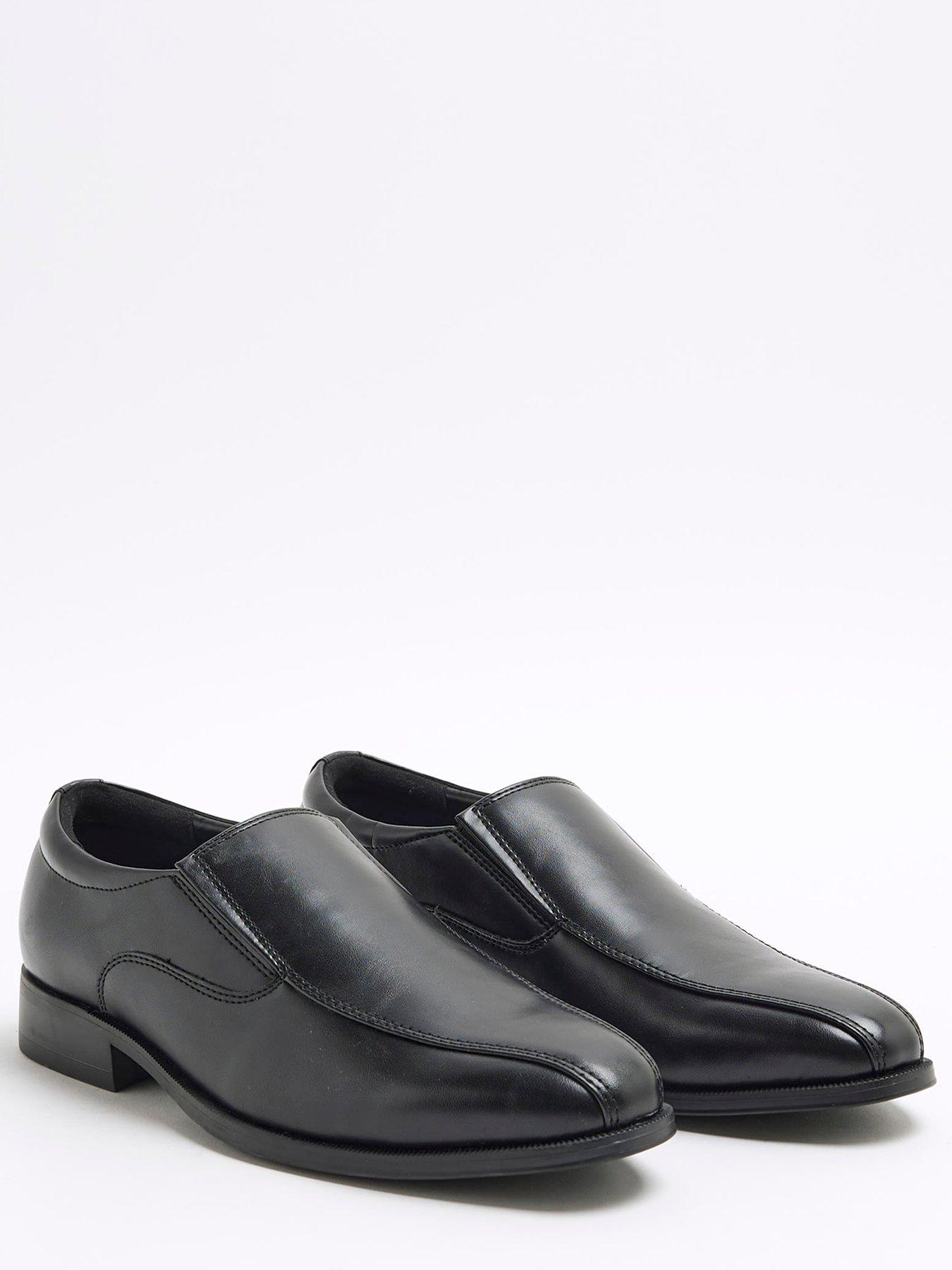  image of river-island-formal-slip-on-shoe-black