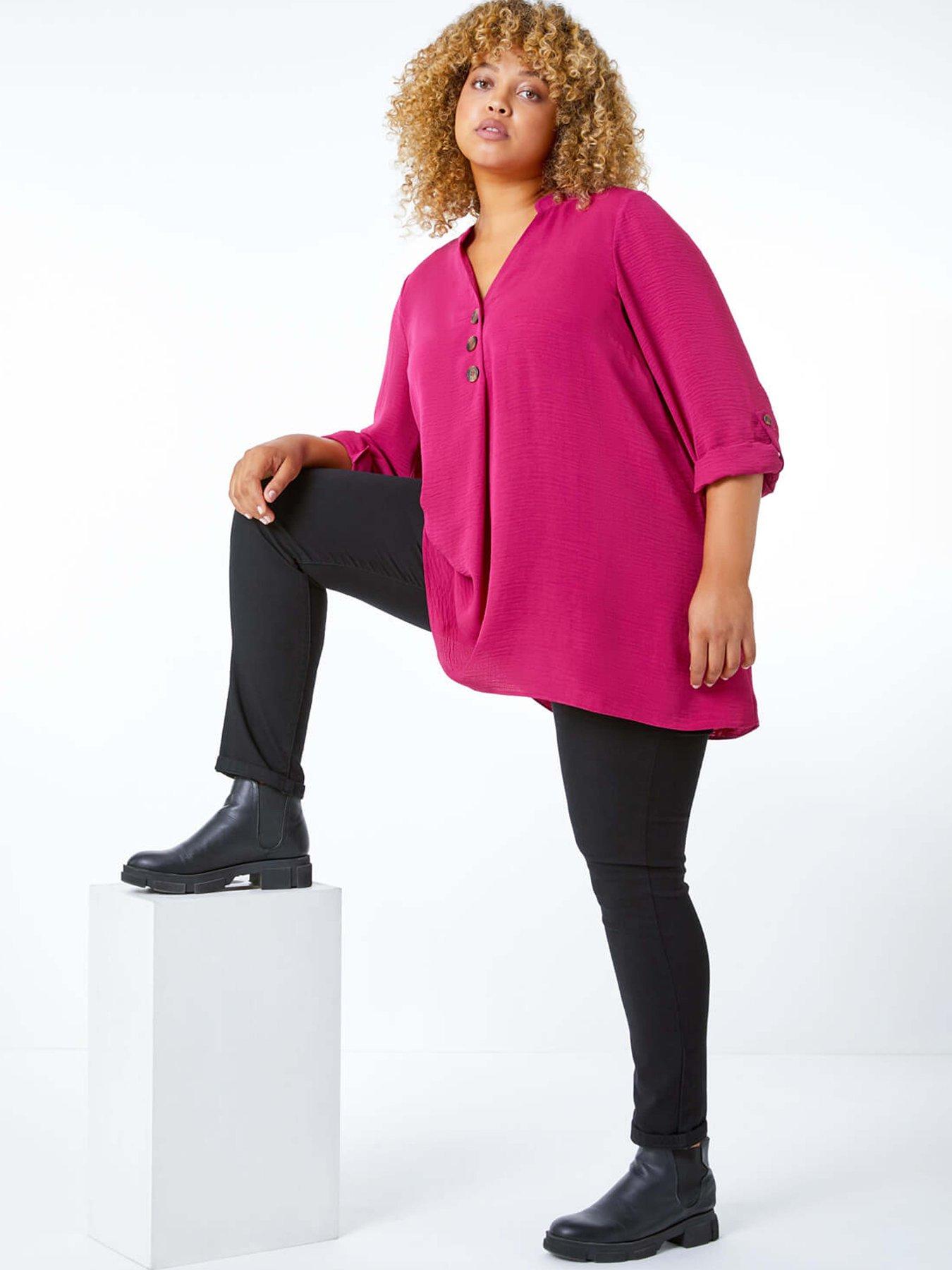 Image 4 of 5 of Roman Curve Elastic Waist Stretch Denim Jegging - Black