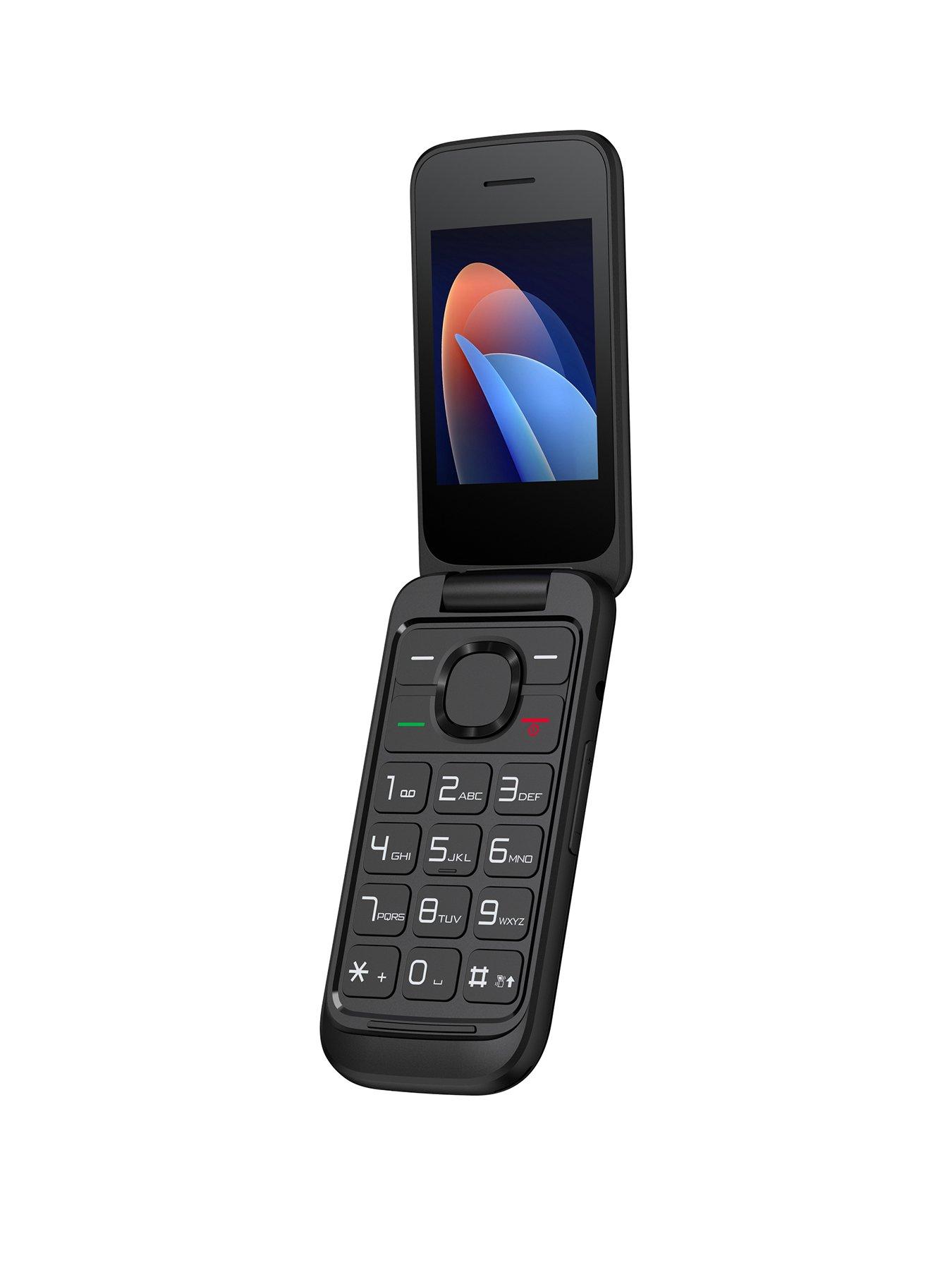 Image 1 of 7 of TCL OneTouch 5023 Flip Phone - Black