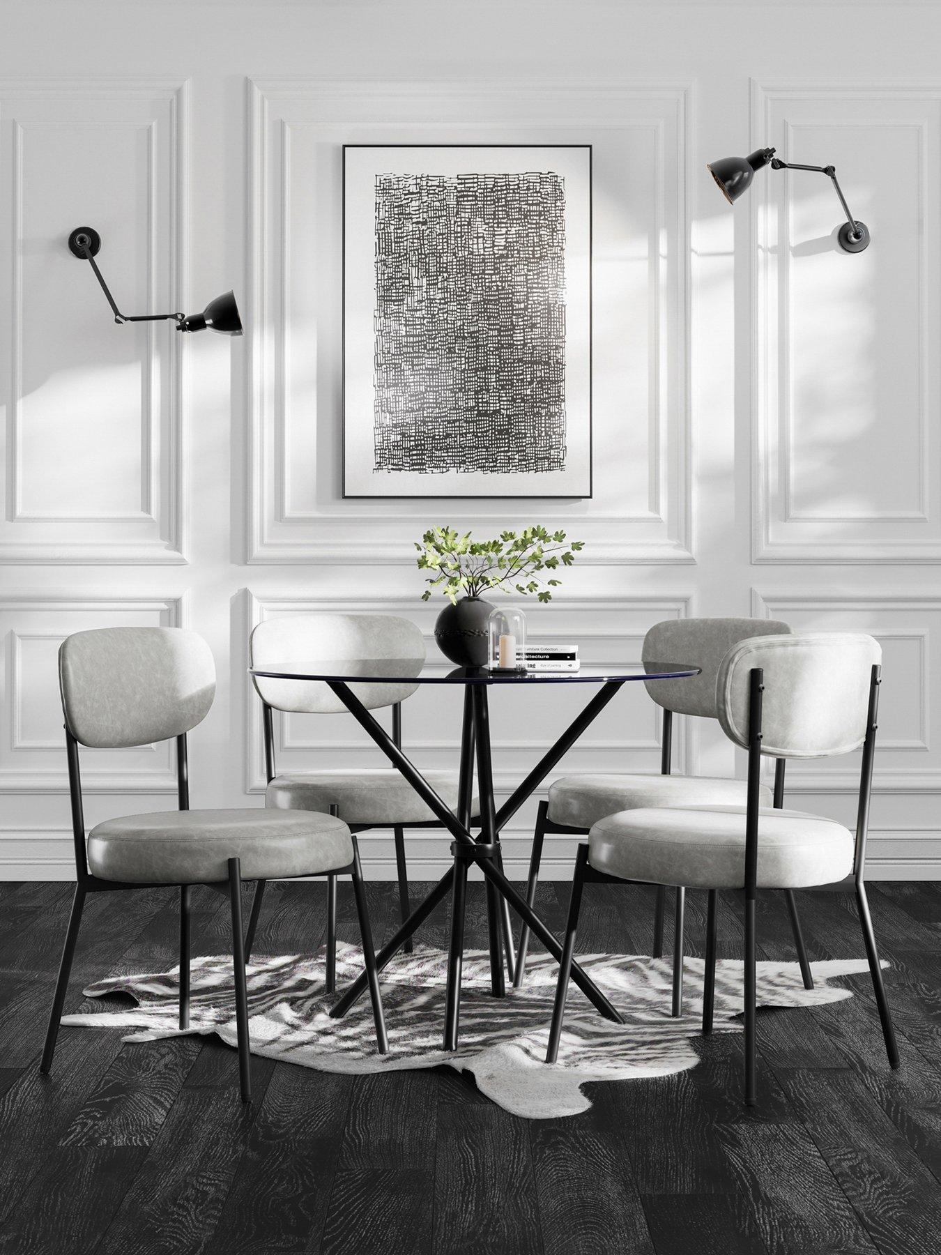 Image 1 of 2 of LPD Home Casa Smoked Top Dining Table