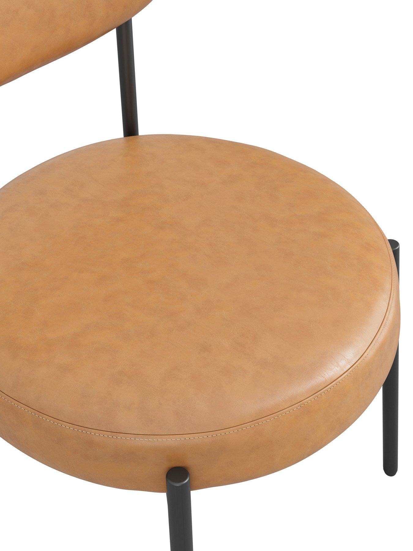  image of lpd-home-smith-caramel-dining-chair