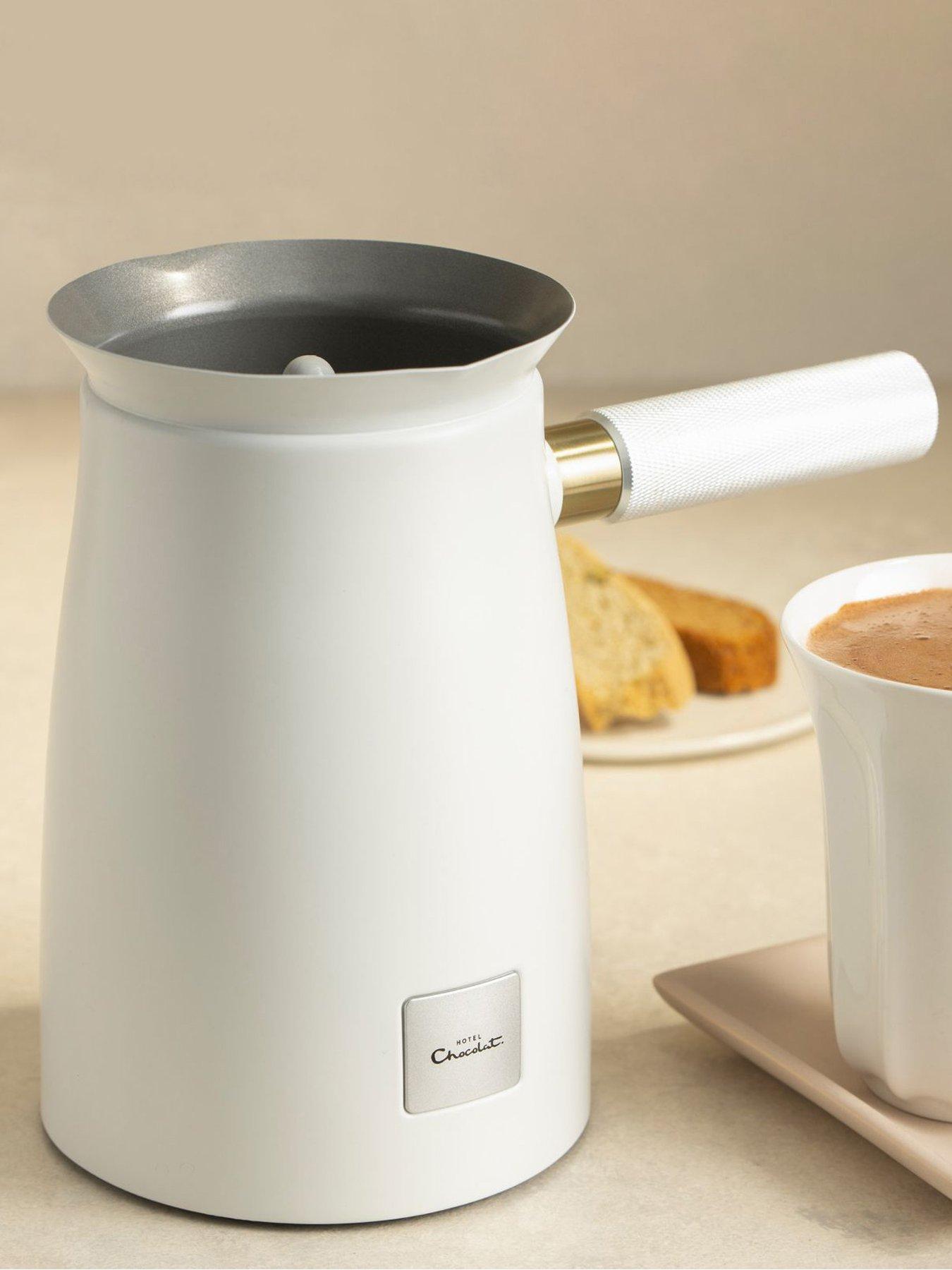  image of hotel-chocolat-velvetiser-white-with-10-hot-chocolates