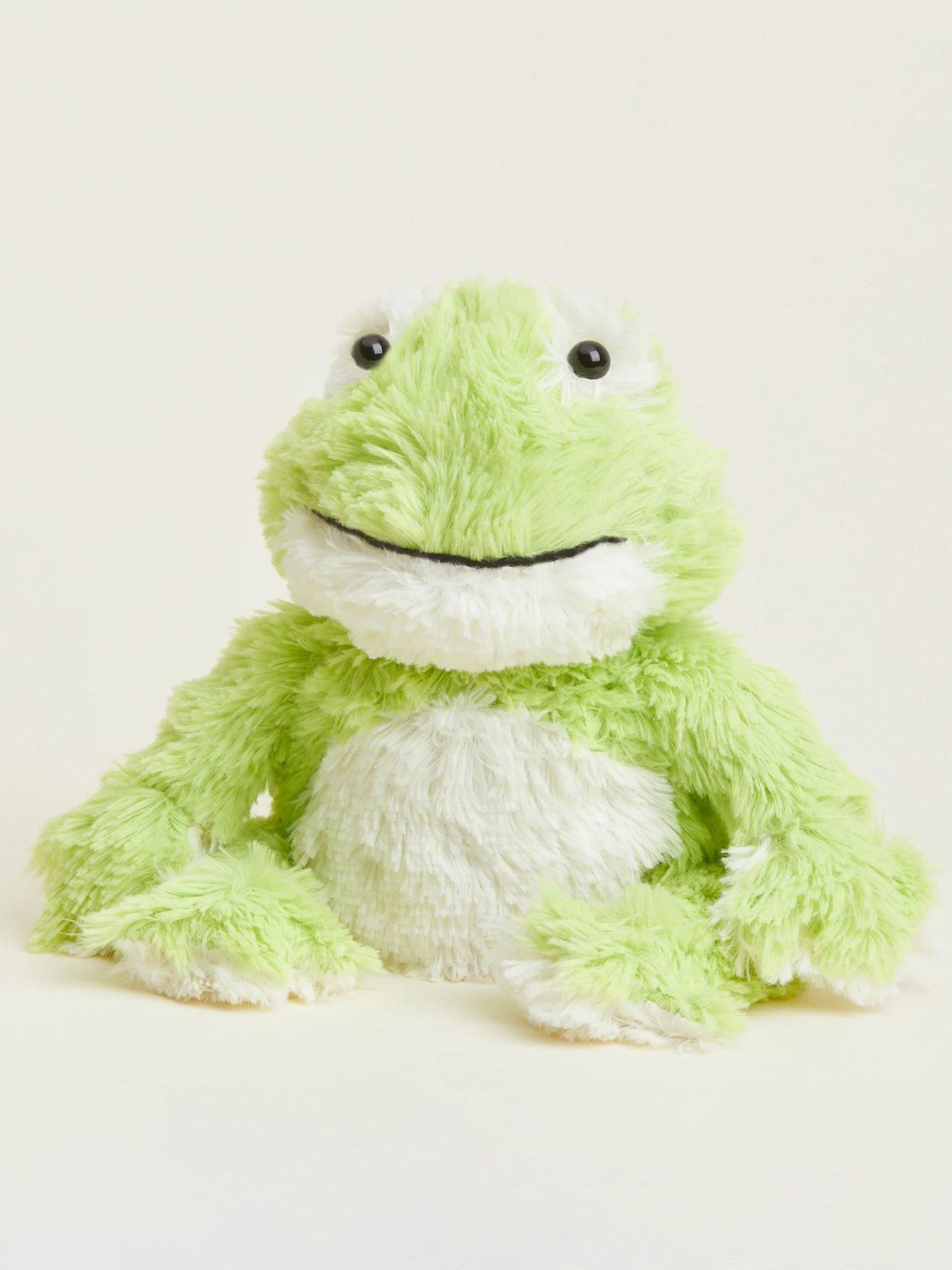  image of warmies-fully-heatable-cuddly-toy-scented-with-french-lavender-frog