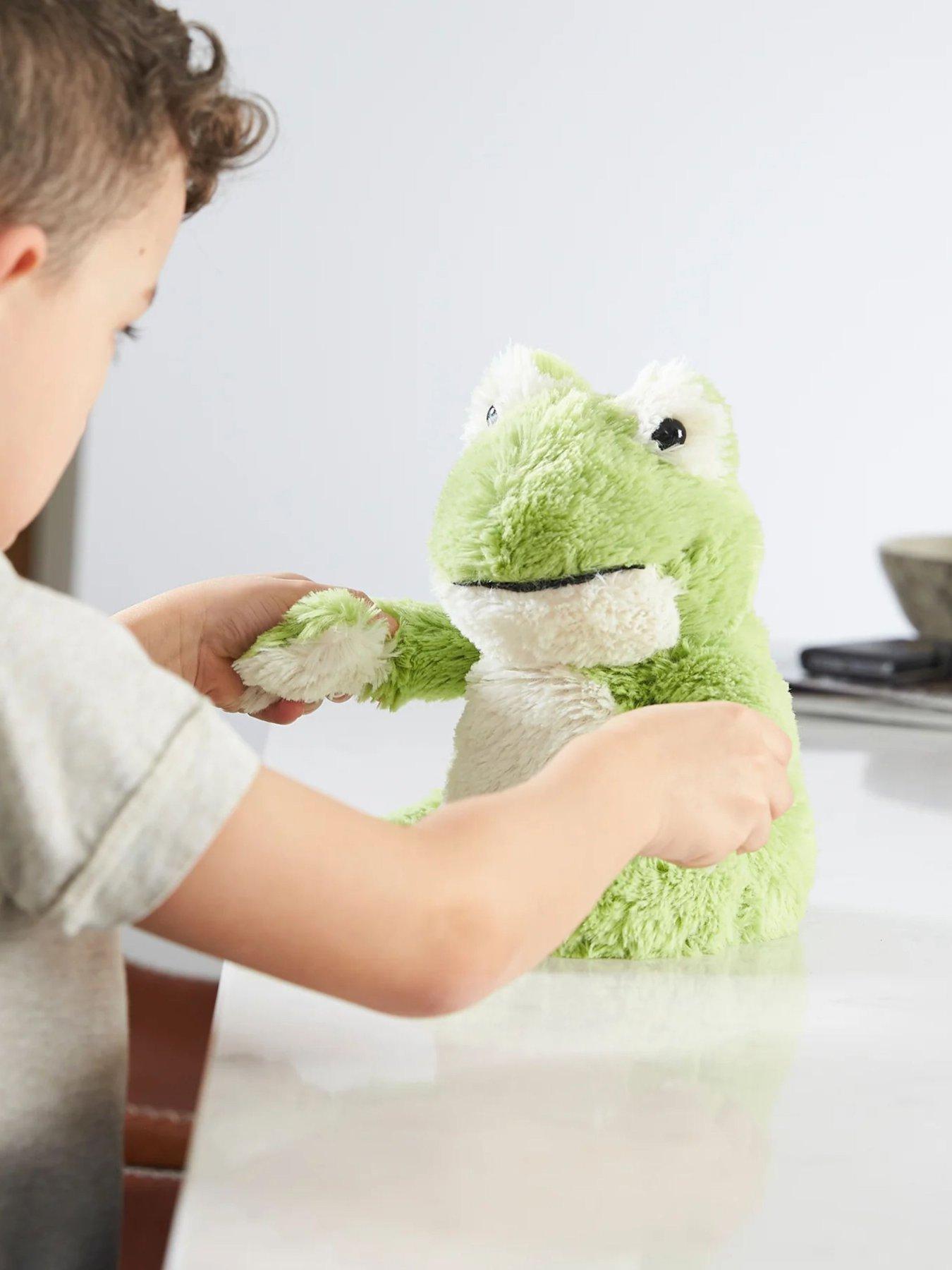  image of warmies-fully-heatable-cuddly-toy-scented-with-french-lavender-frog
