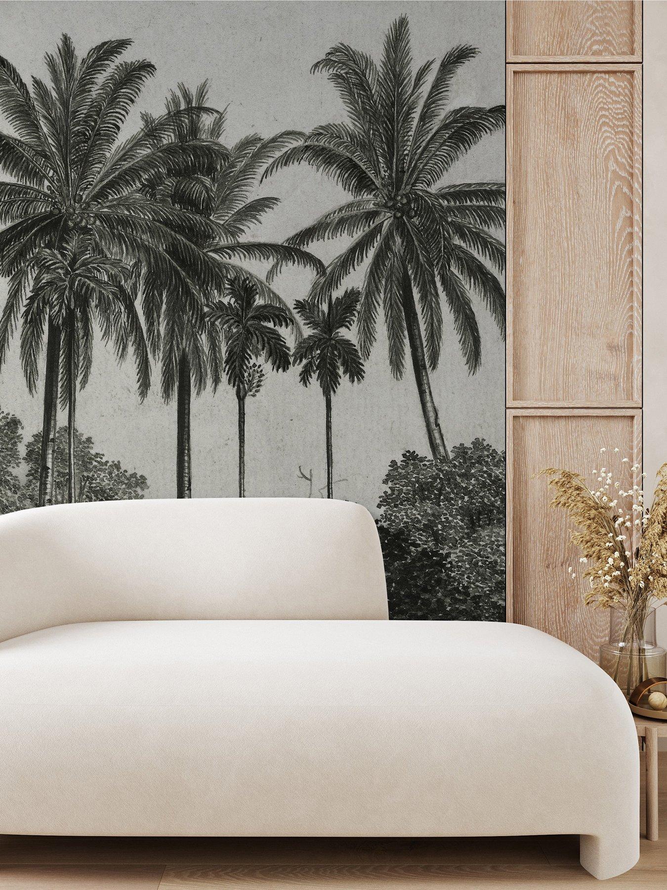 undefined Palma Mural - Black/White
