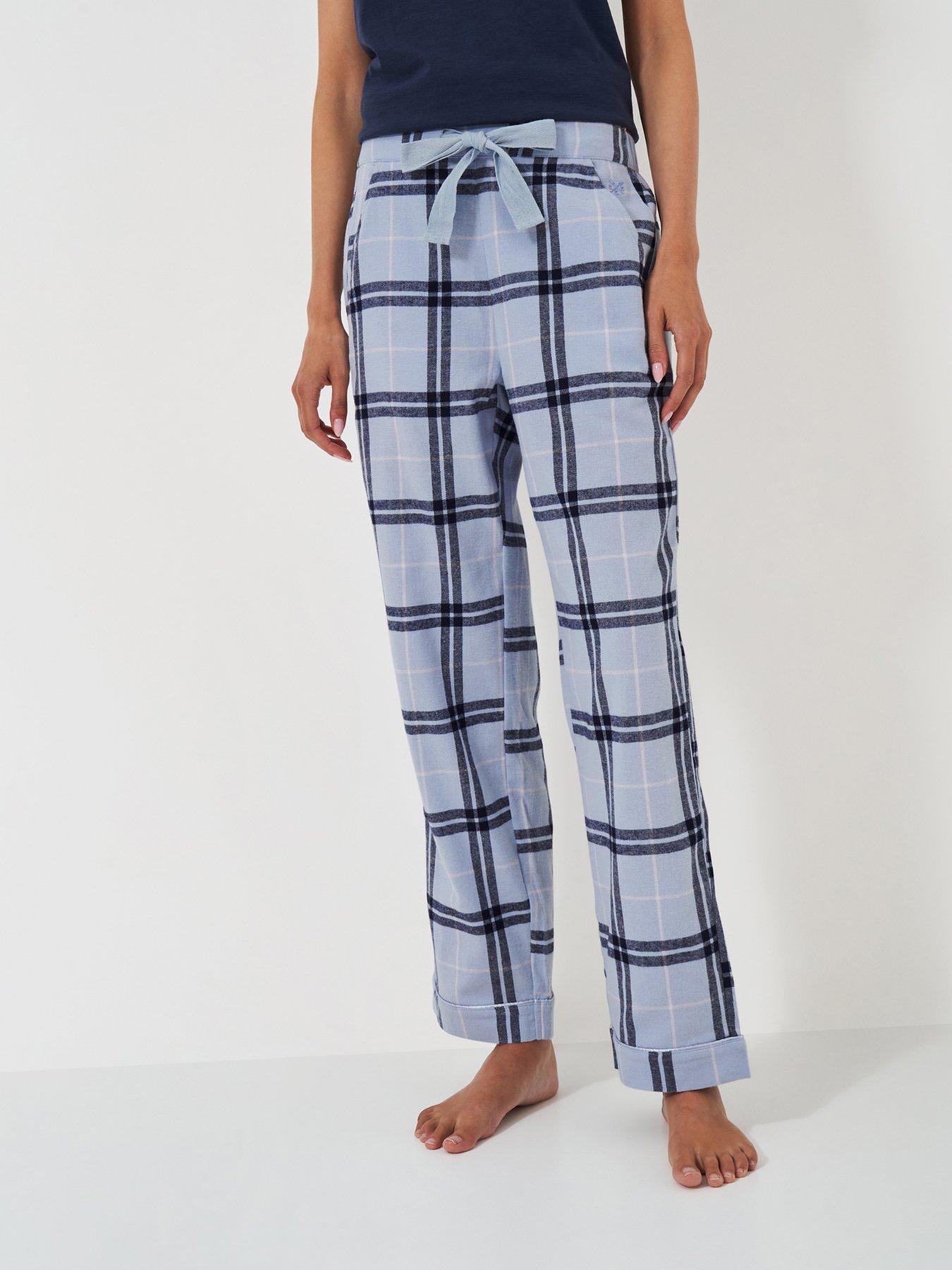 crew-clothing-brushed-flannel-checked-lounge-trousers-blue