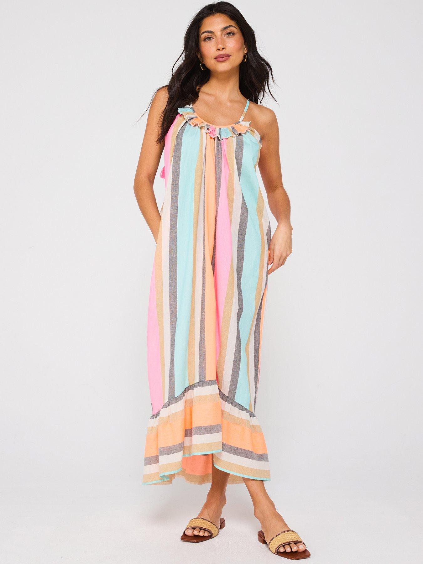 v-by-very-tassel-tie-shoulder-strappy-beach-dress