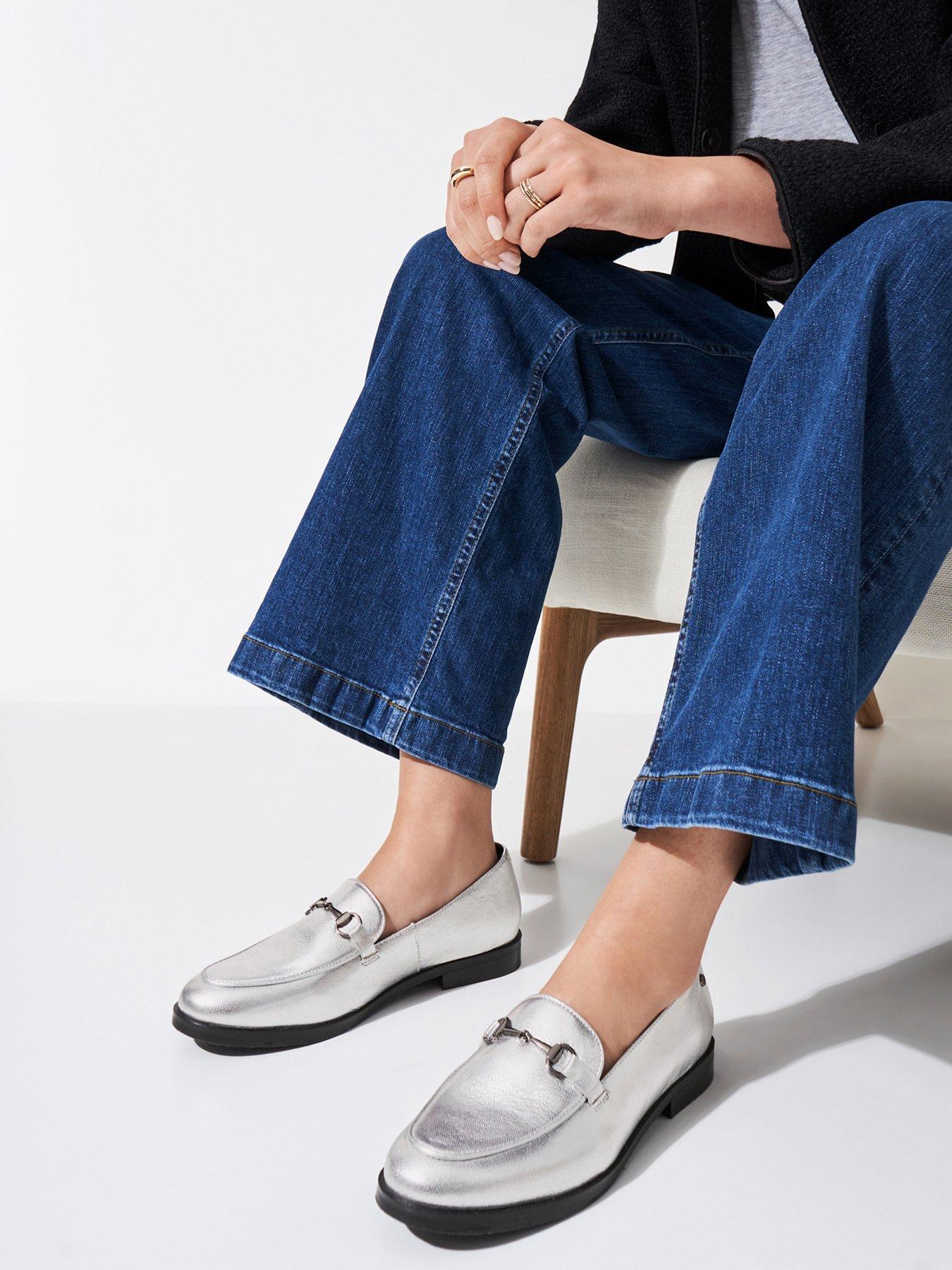 crew-clothing-cora-leather-loafer-grey