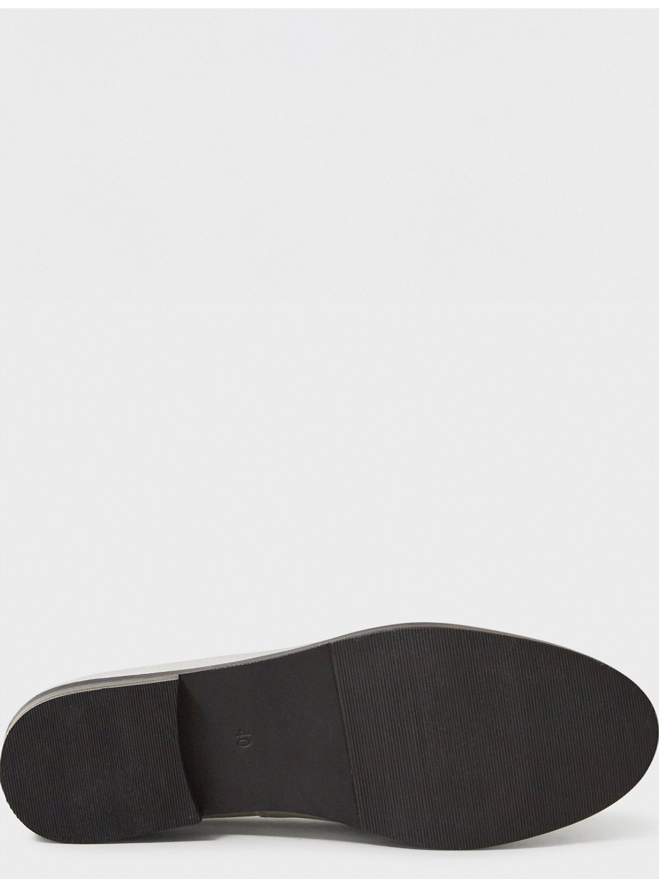  image of crew-clothing-cora-leather-loafer-grey