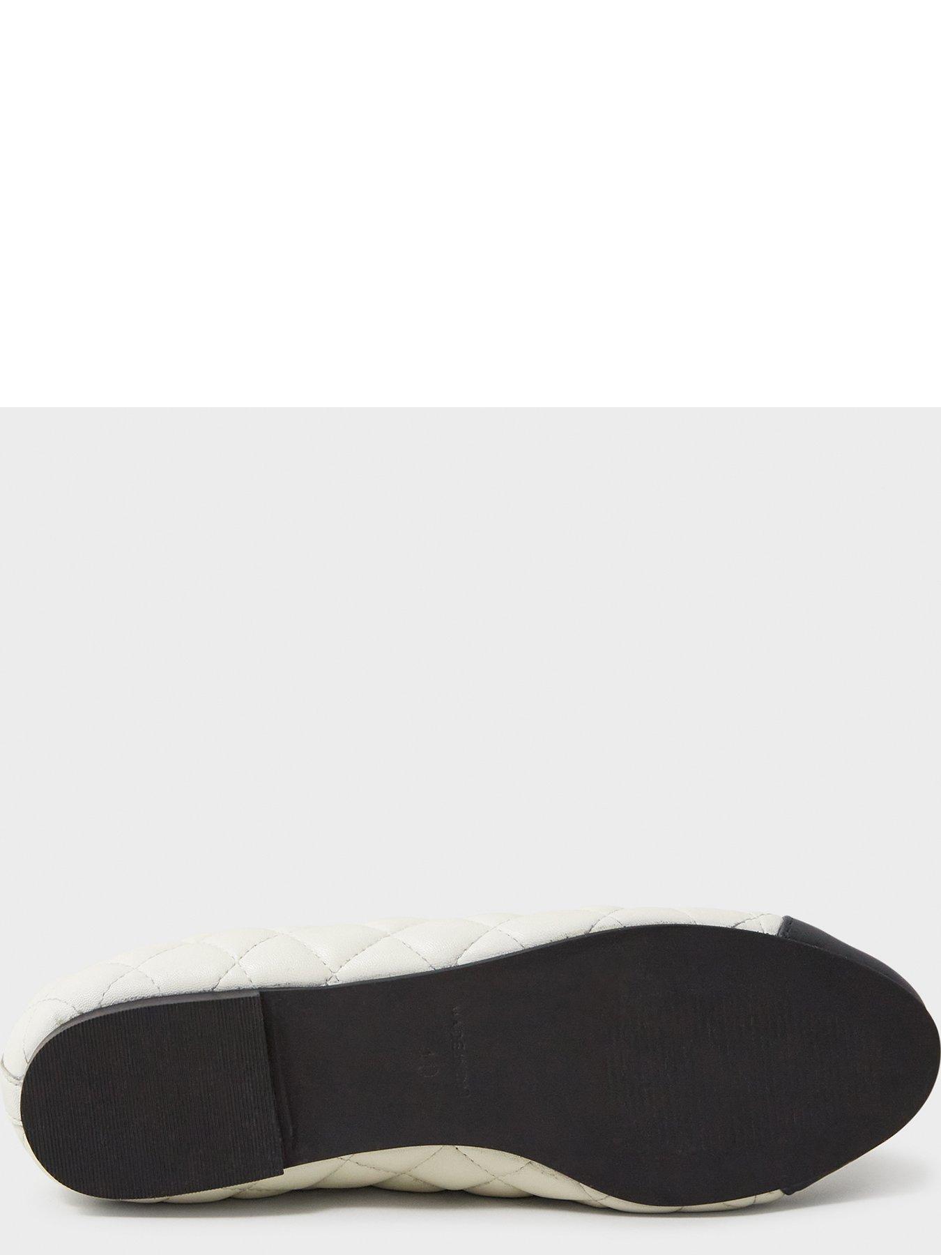  image of crew-clothing-quilted-pumps-white