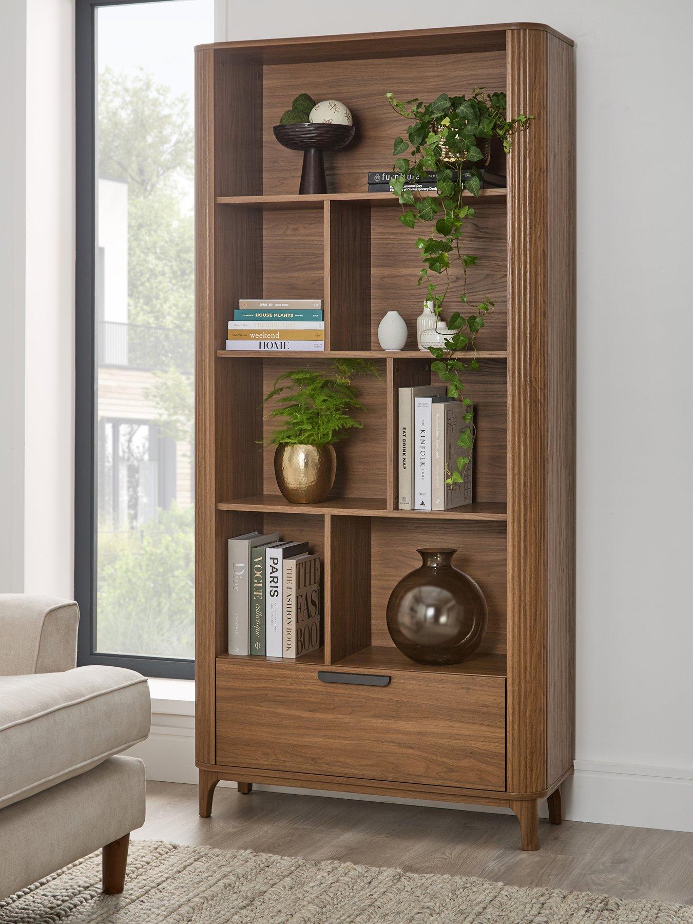 Very Home Carina 1 Drawer Bookcase - Mid Oak - FSC® Certified