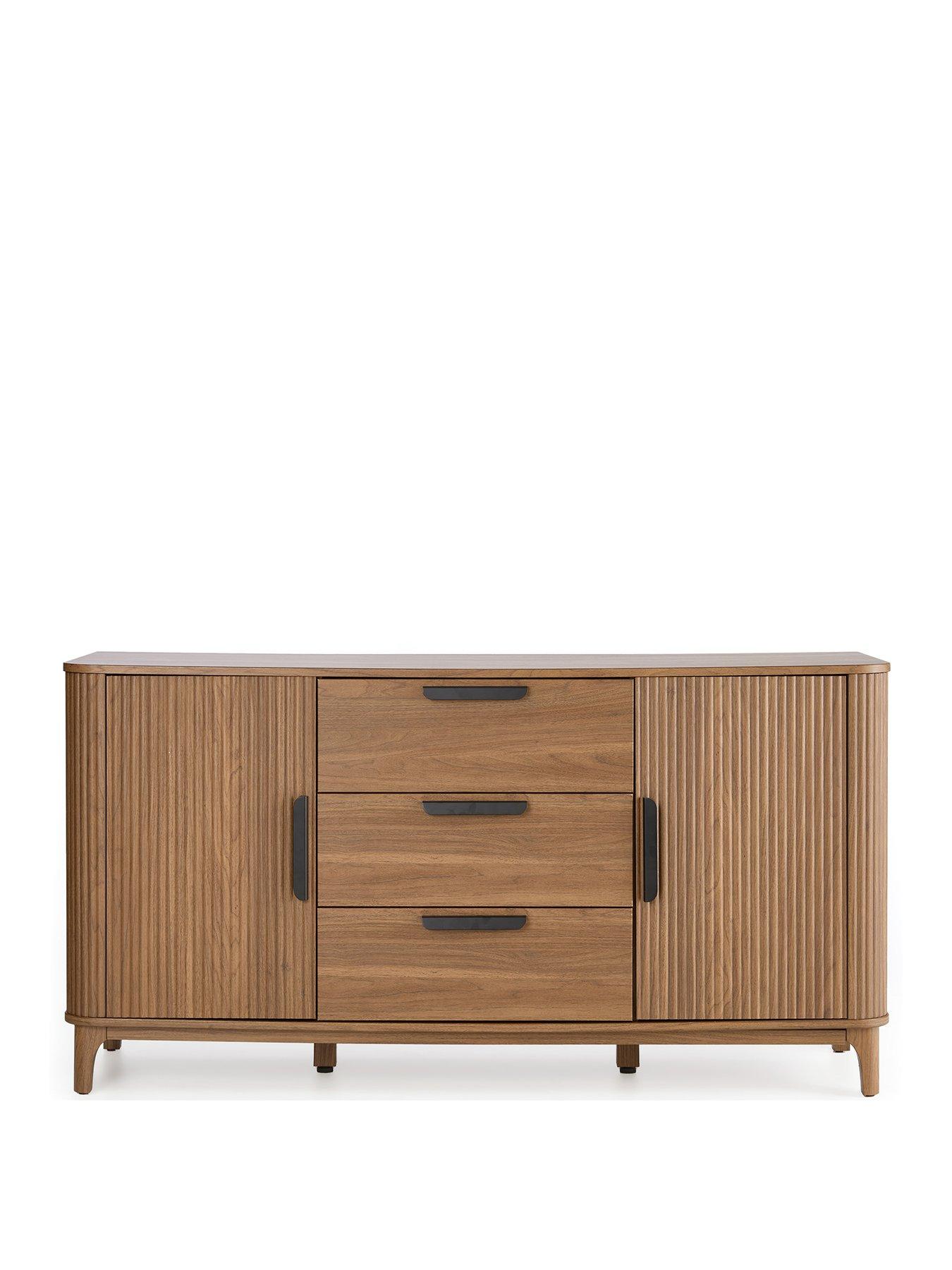 stillFront image of the-very-collection-carina-large-sideboard-mid-oak-fscreg-certified