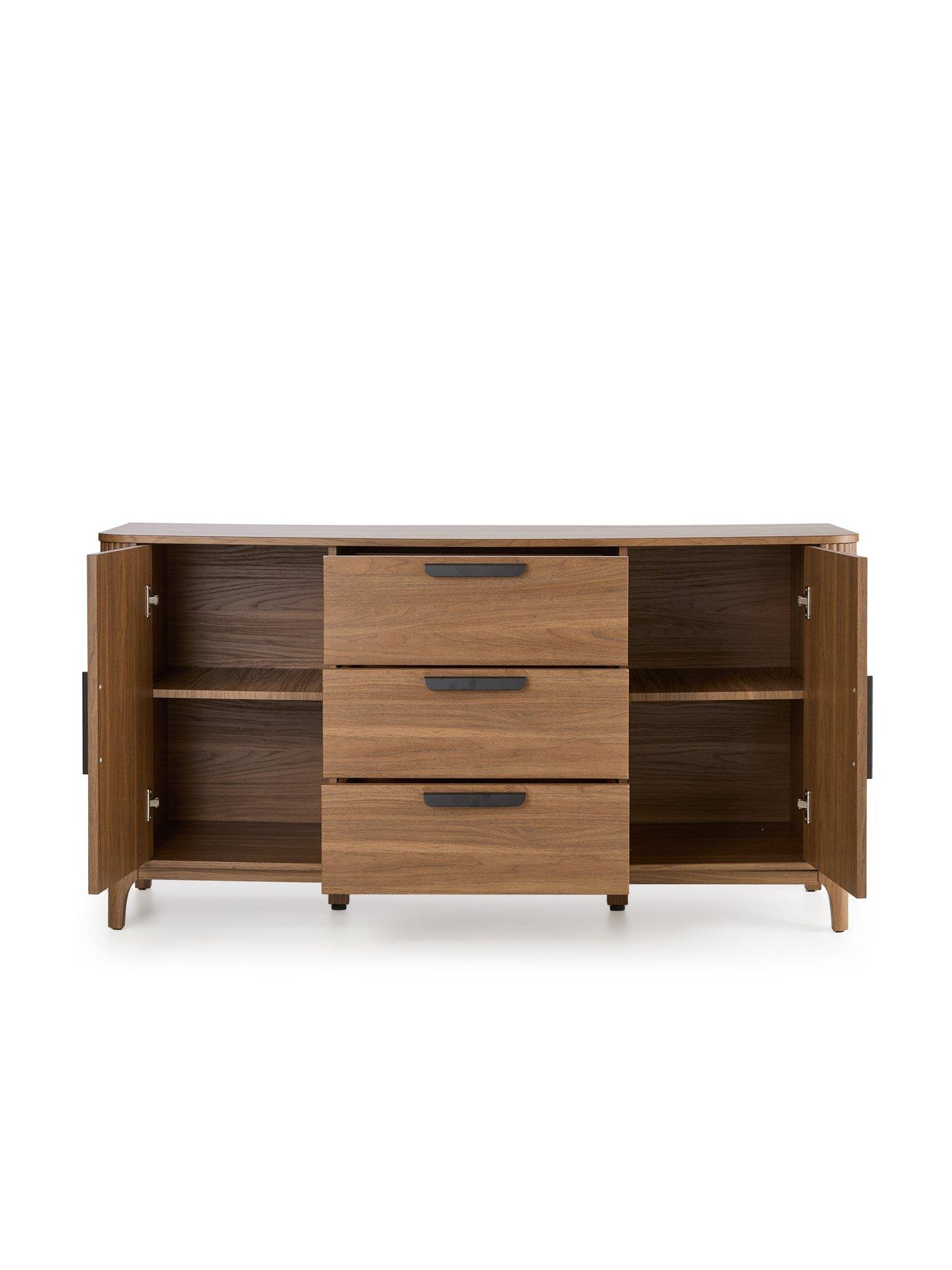  image of the-very-collection-carina-large-sideboard-mid-oak-fscreg-certified
