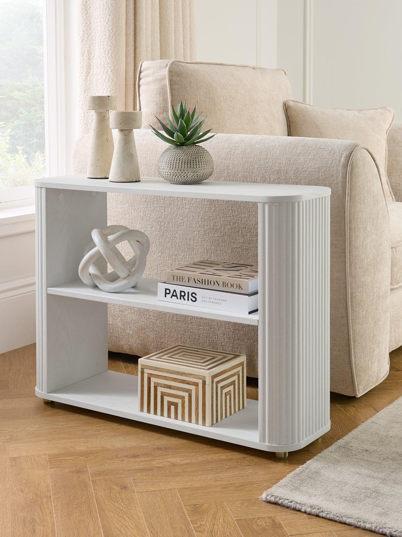 Image 1 of 6 of Very Home Carina Sofa Side Table - White