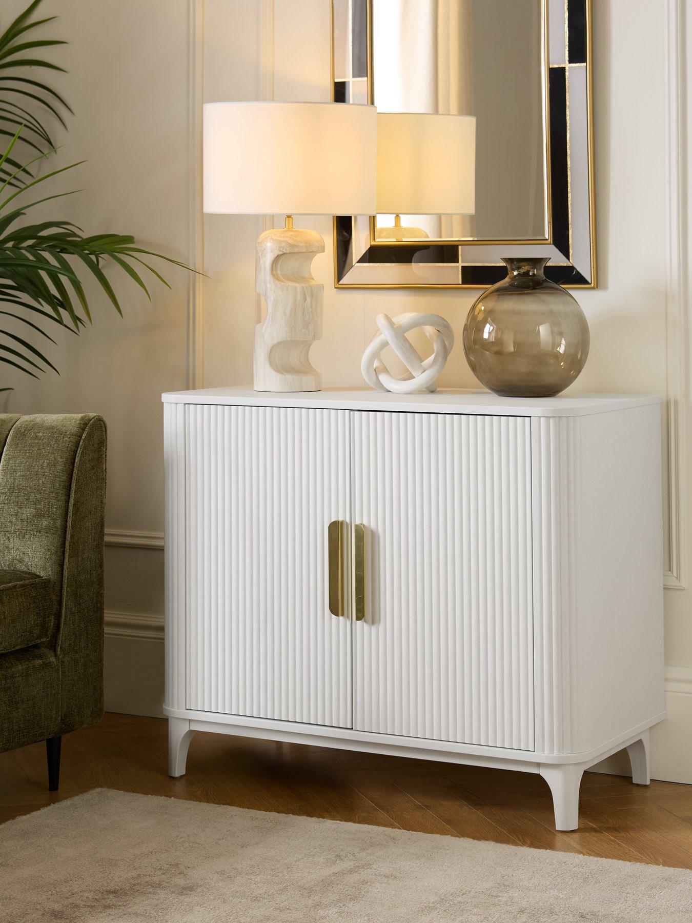 Image 1 of 7 of Very Home Carina Small 2 Door&nbsp;Sideboard - White