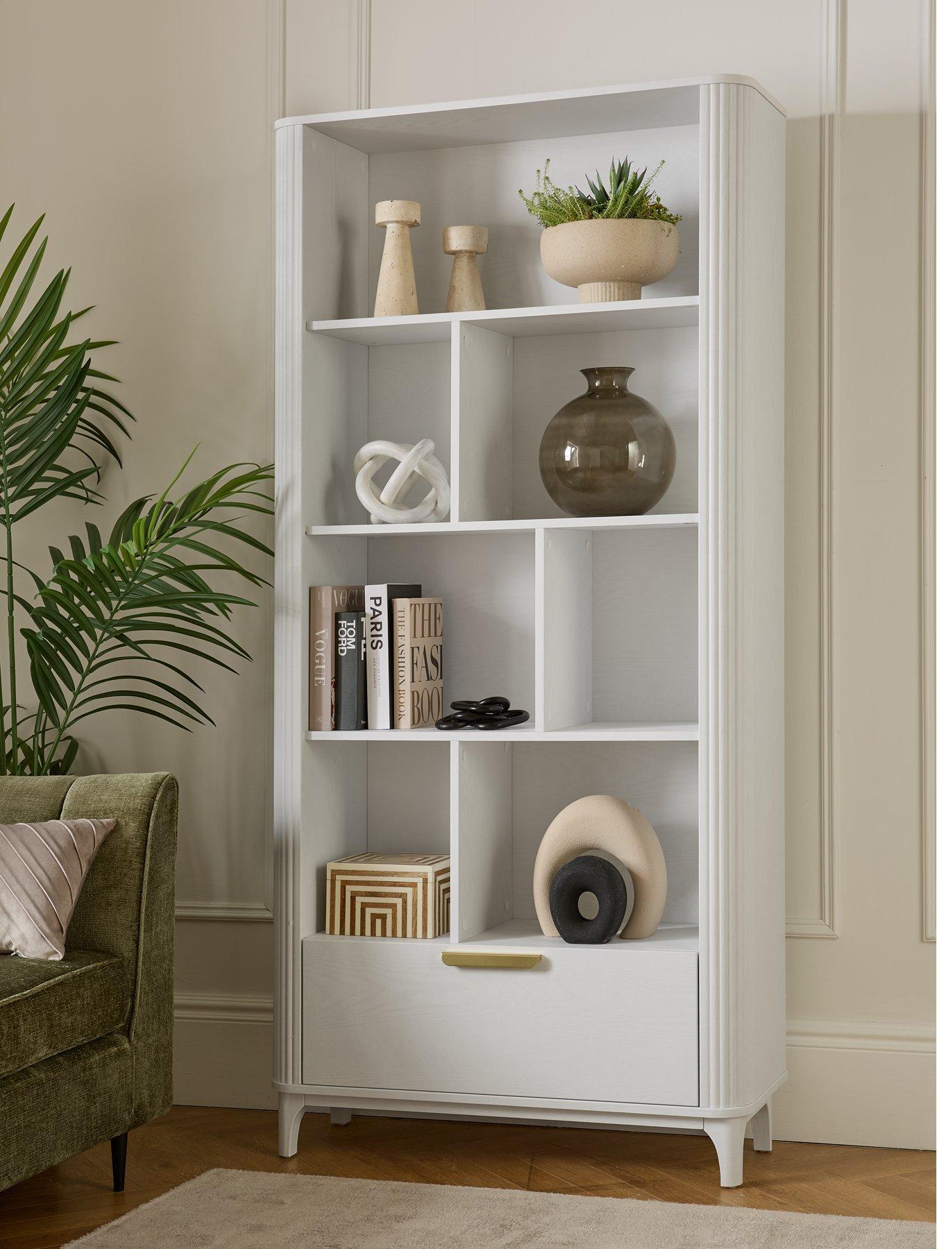 The Very Collection Carina 1 Drawer Bookcase - White - FSC® Certified