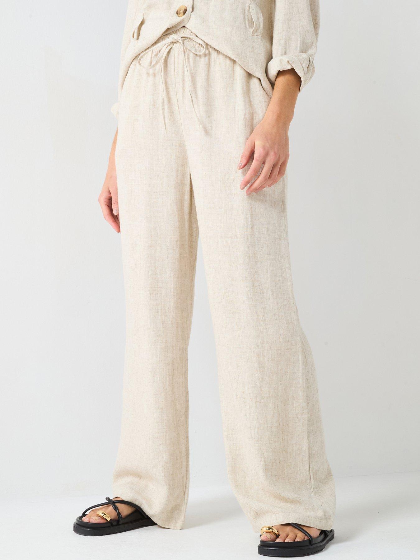 v-by-very-utility-trouser-co-ord-cream