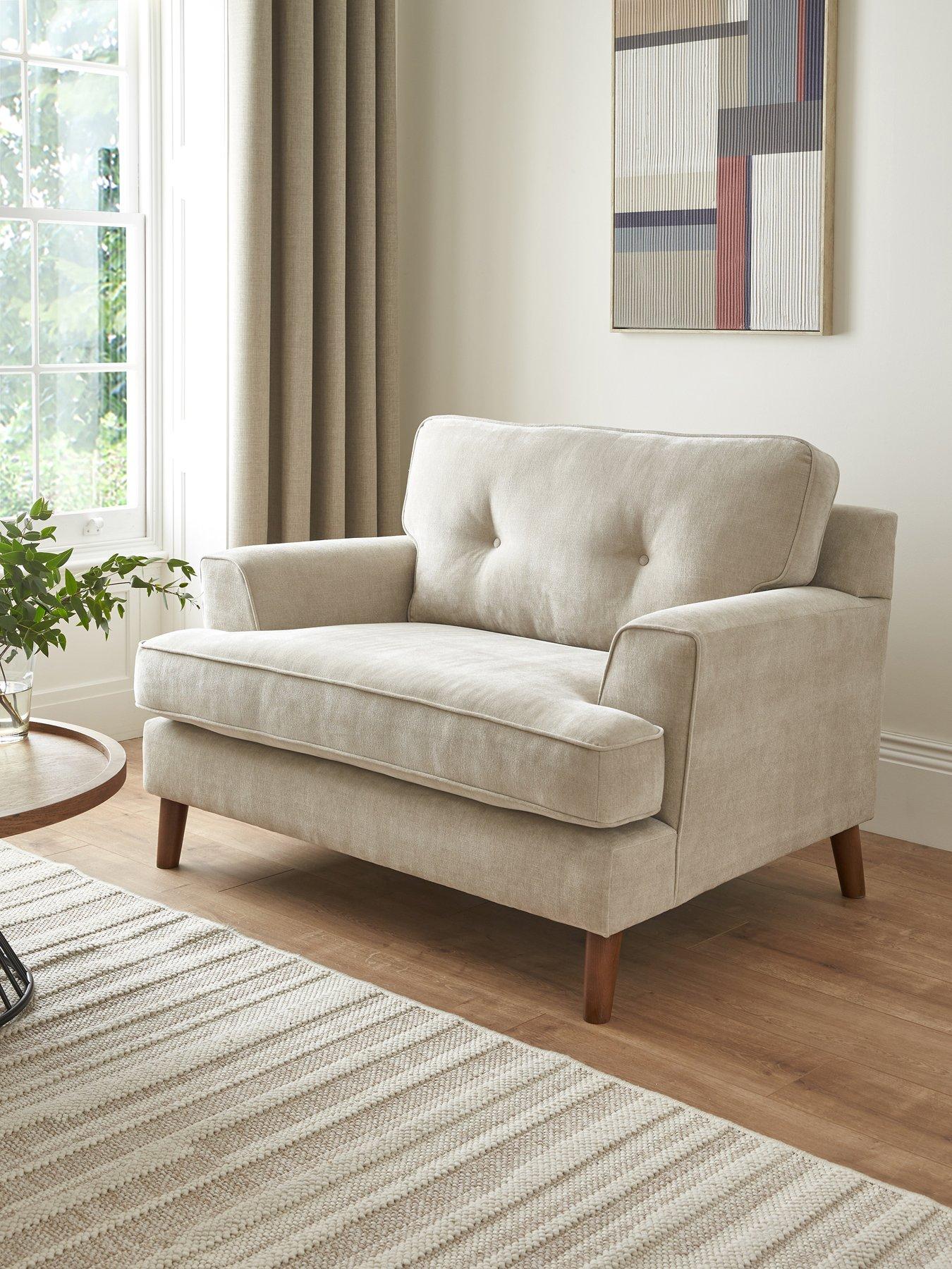 Very Home Malmo Fabric Snuggle Chair - Made in the UK
