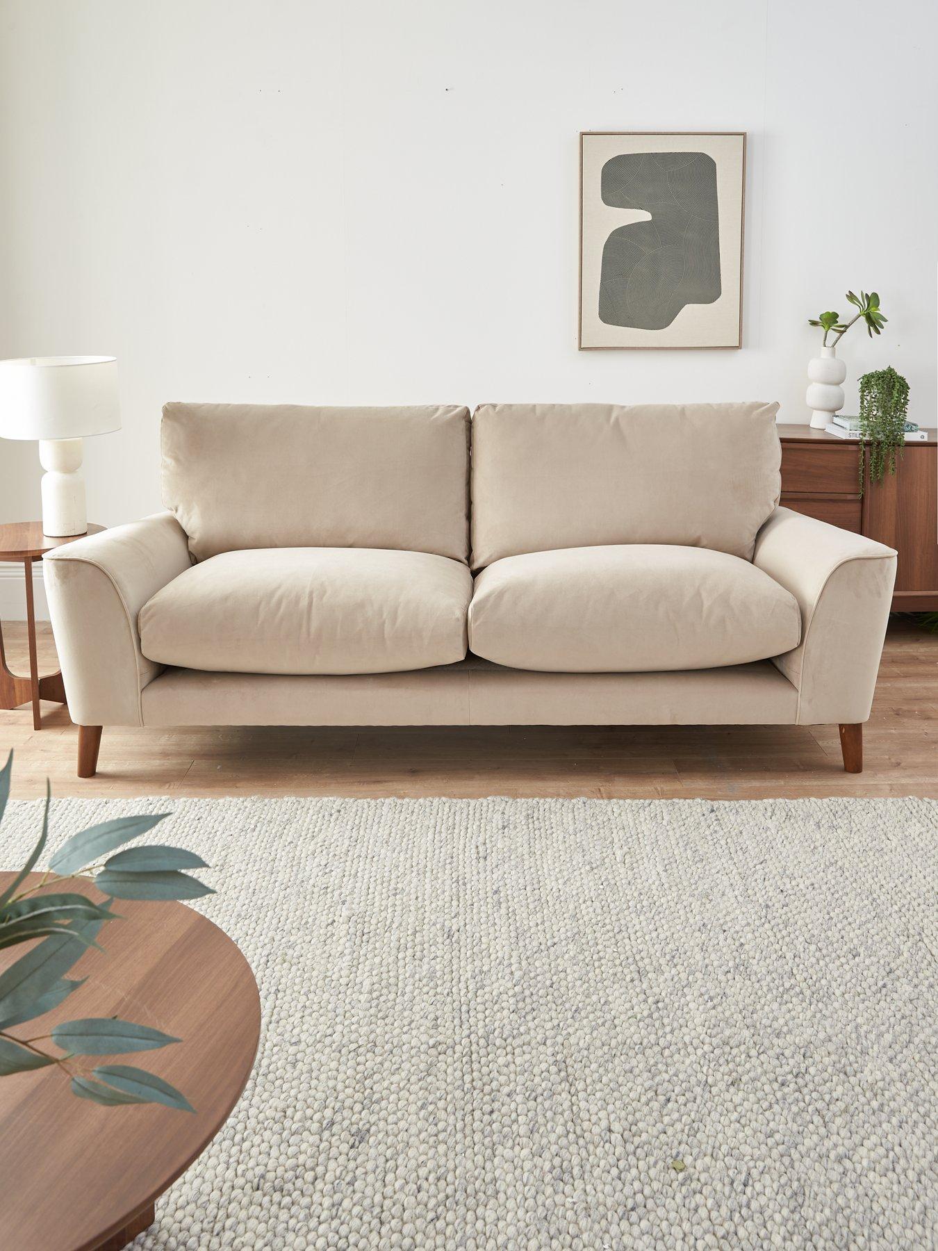 The Very Collection Astrid Velvet 3 Seater Sofa