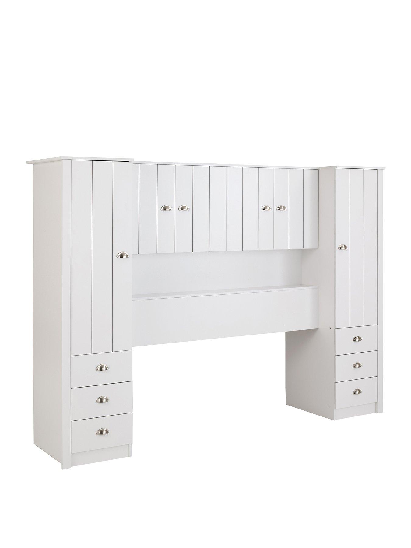 image of very-home-atlanta-overbed-storage-unit-white