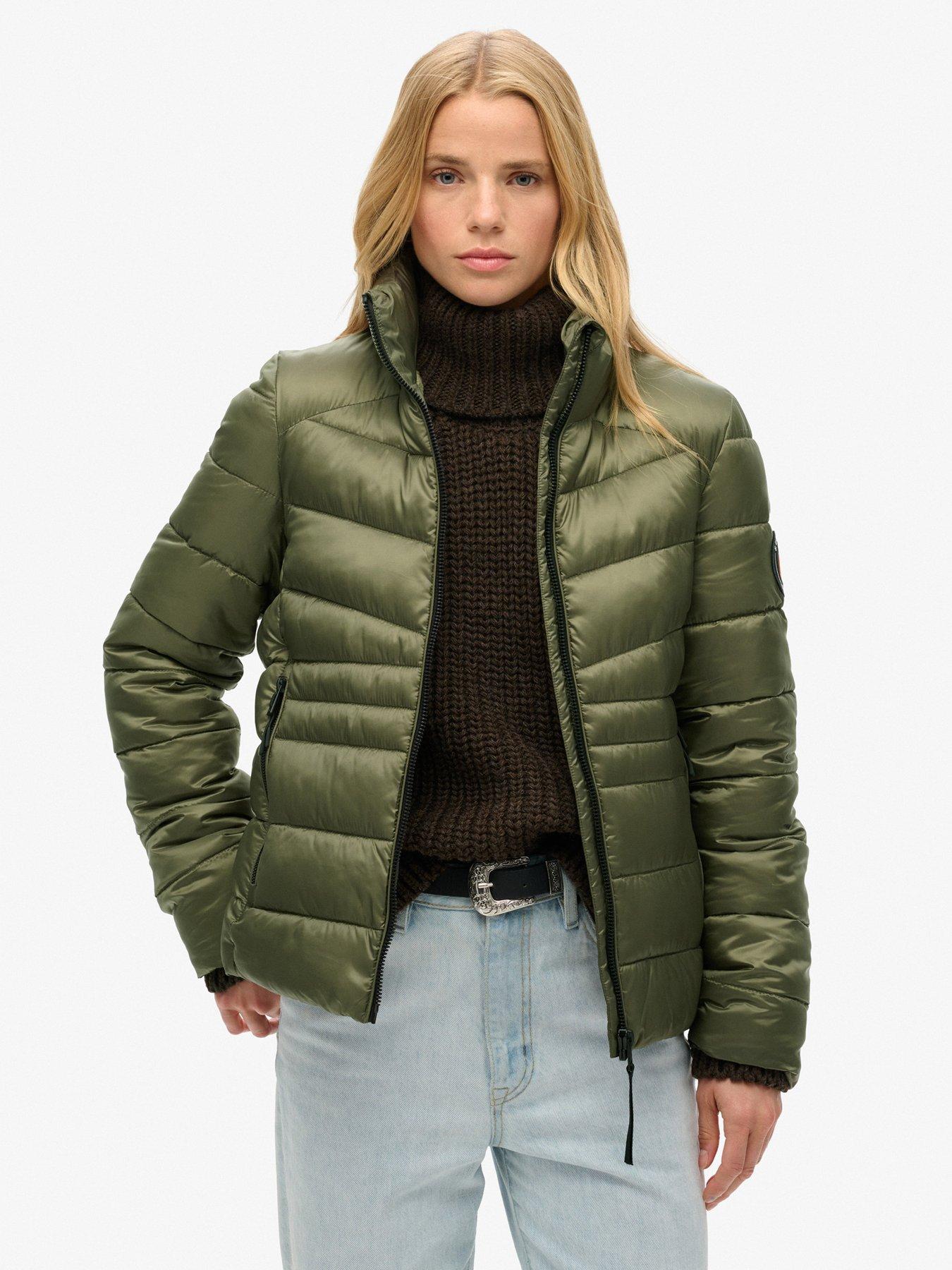 undefined Fuji Quilted Padded Jacket - Green