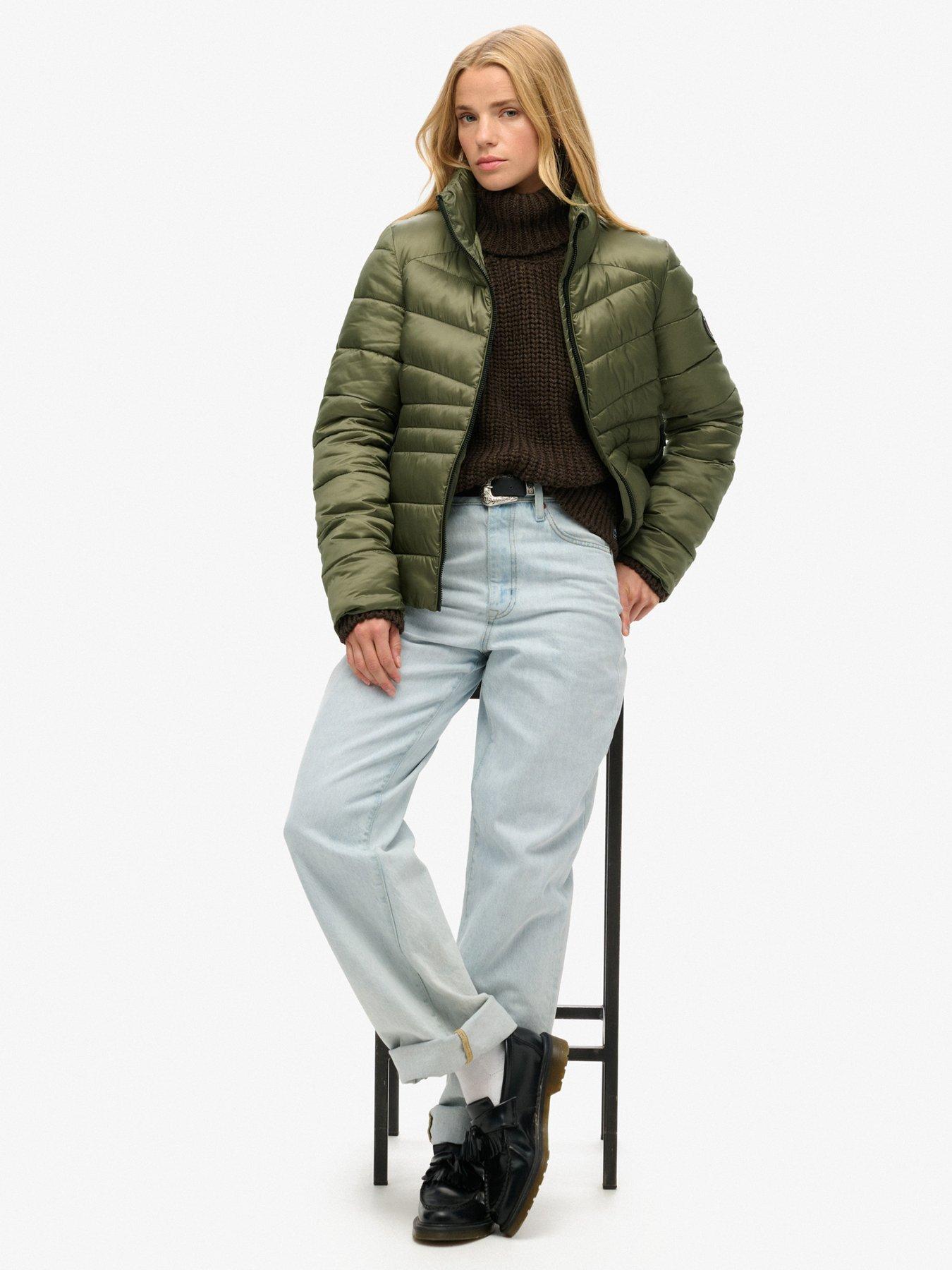  image of superdry-fuji-quilted-padded-jacket-green